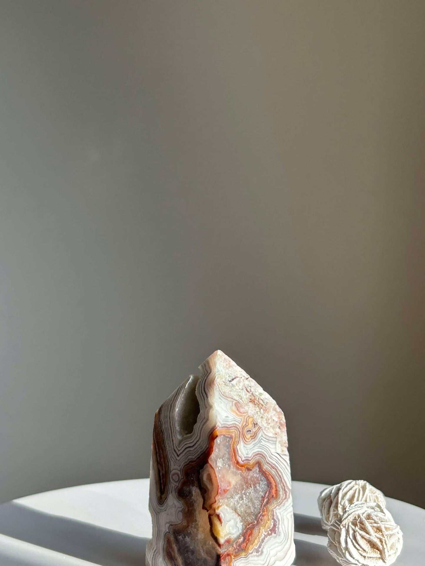 Crazy Agate Tower- Associated with the Sacral Chakra point uplift vibrations, Crystal healing.