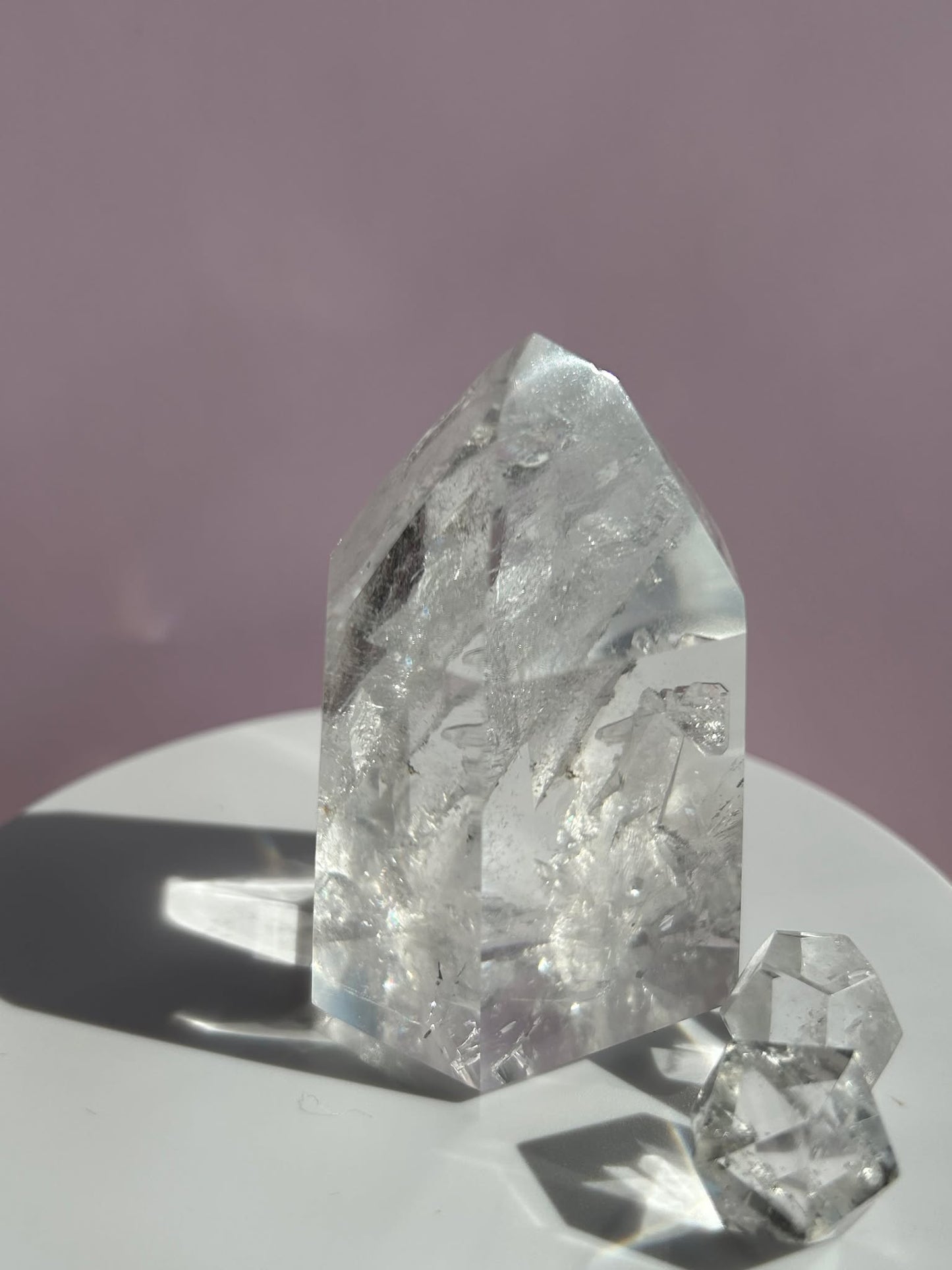 Natural Clear Quartz Point - Energy Healing Umplifyer of dreams and Intentions.