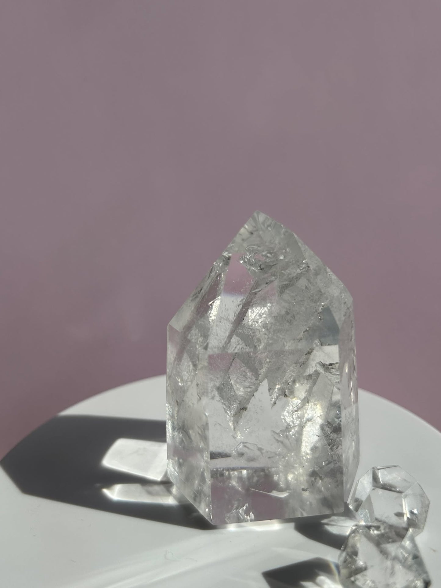 Natural Clear Quartz Point - Energy Healing Umplifyer of dreams and Intentions.