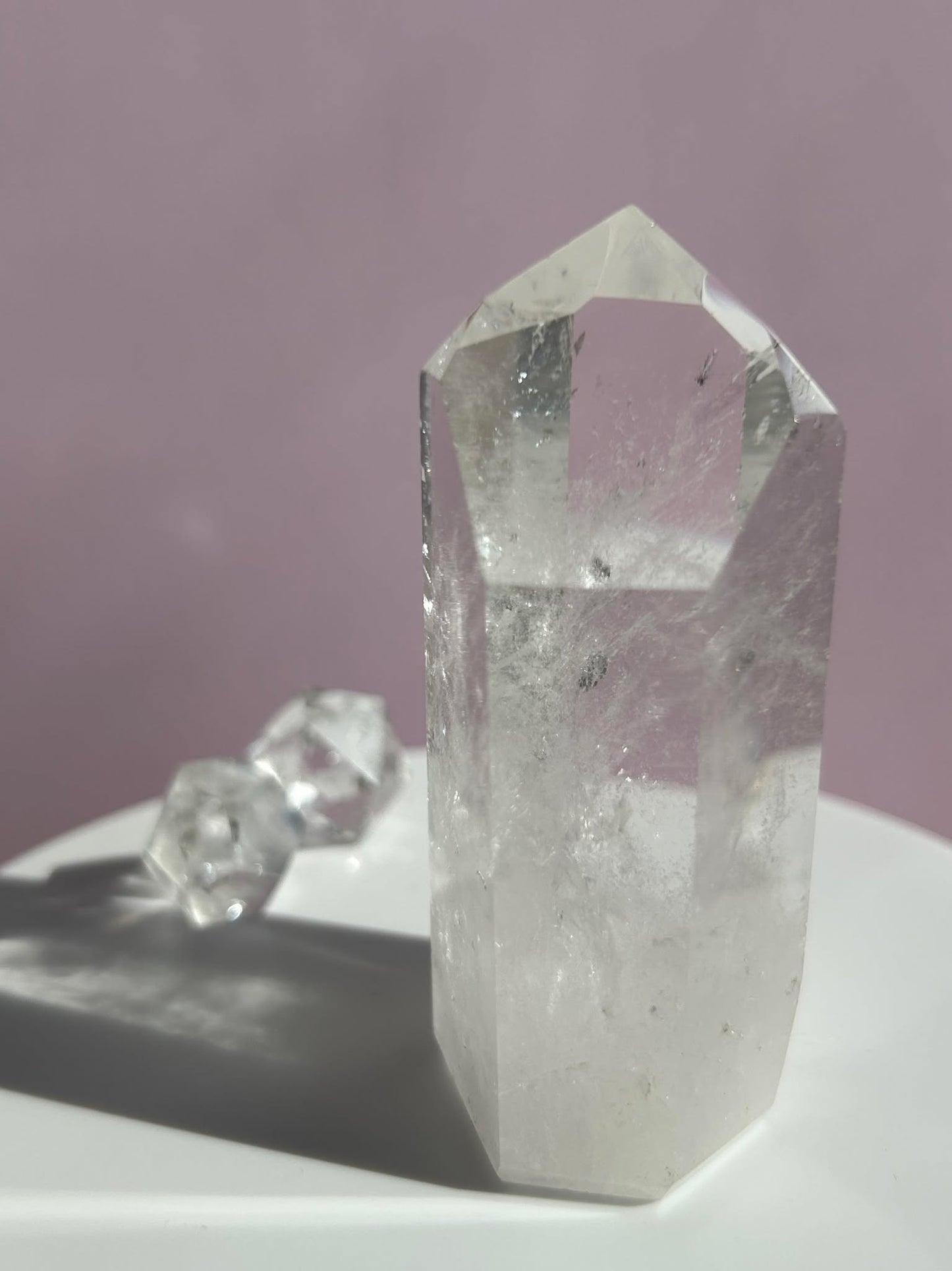 Natural Clear Quartz Point - Energy Healing Umplifyer of dreams and Intentions.