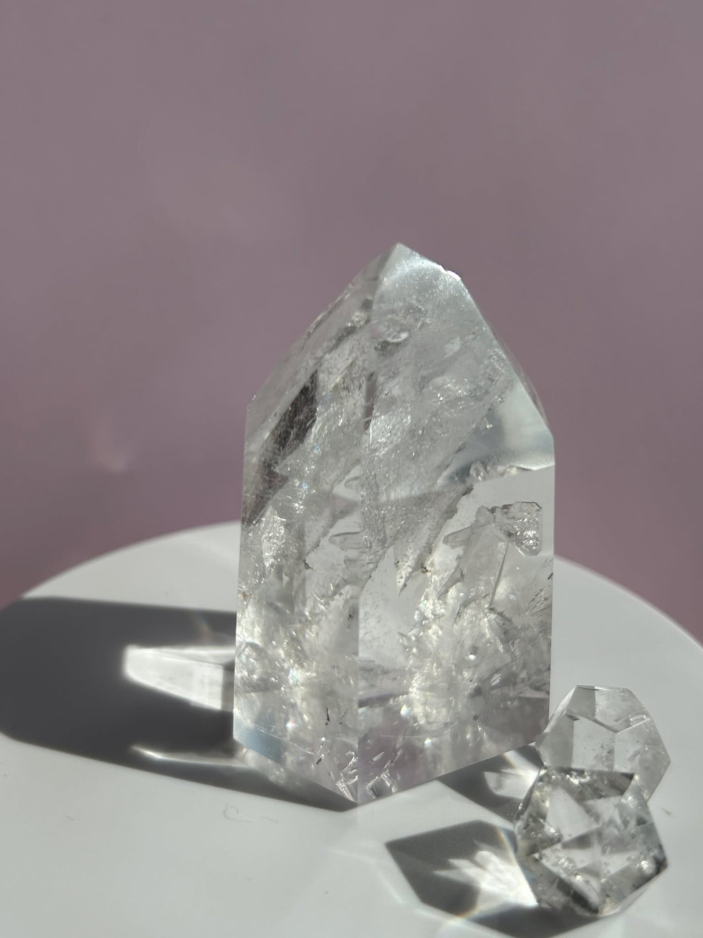 Natural Clear Quartz Point - Energy Healing Umplifyer of dreams and Intentions.