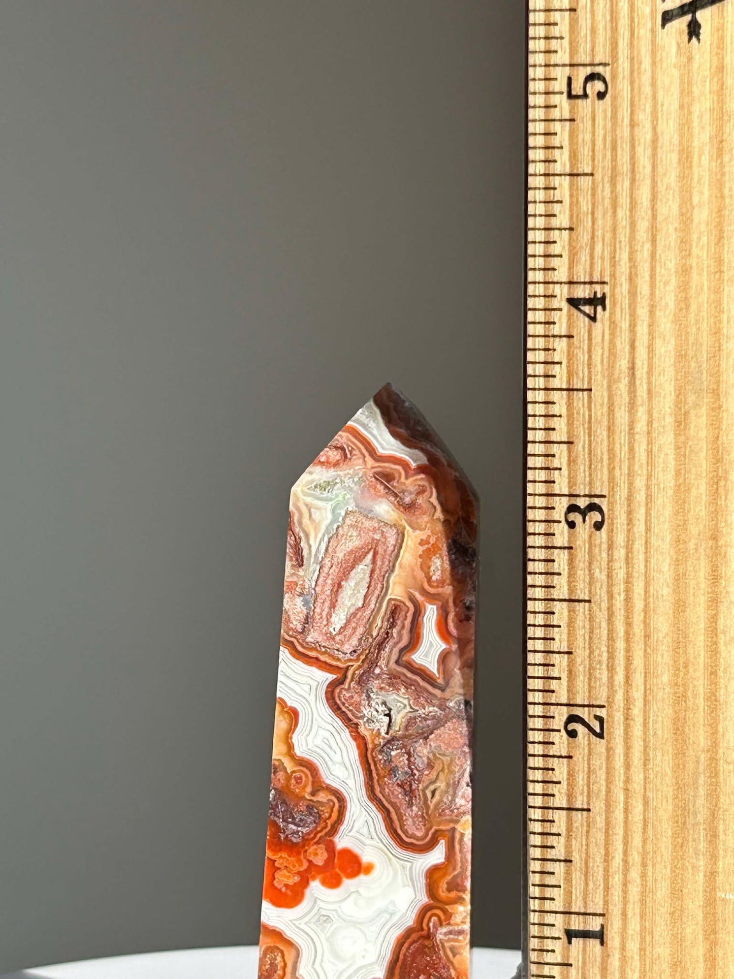 Crazy Agate Tower- Associated with the Sacral Chakra point uplift vibrations, Crystal healing.