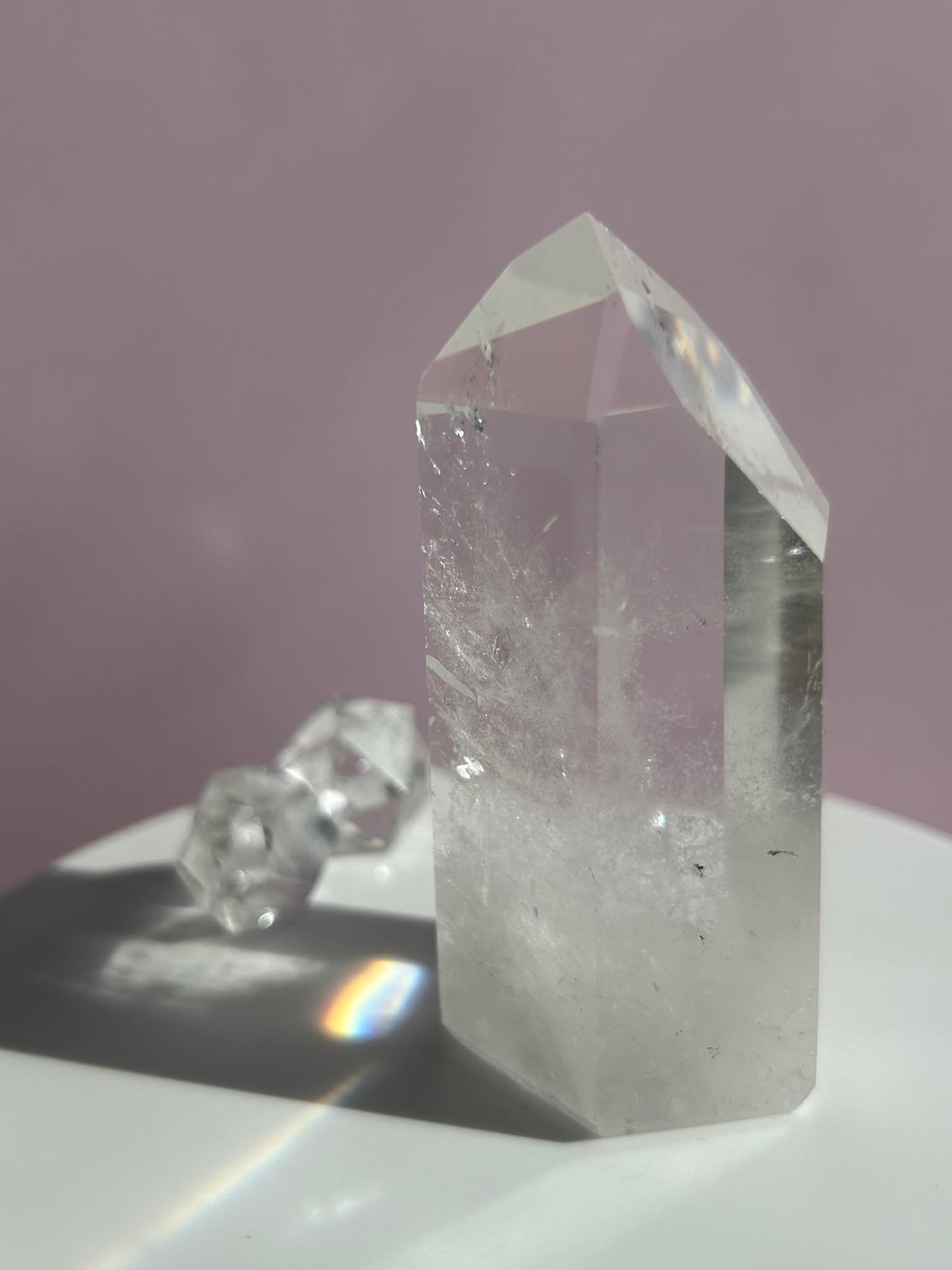 Natural Clear Quartz Point - Energy Healing Umplifyer of dreams and Intentions.