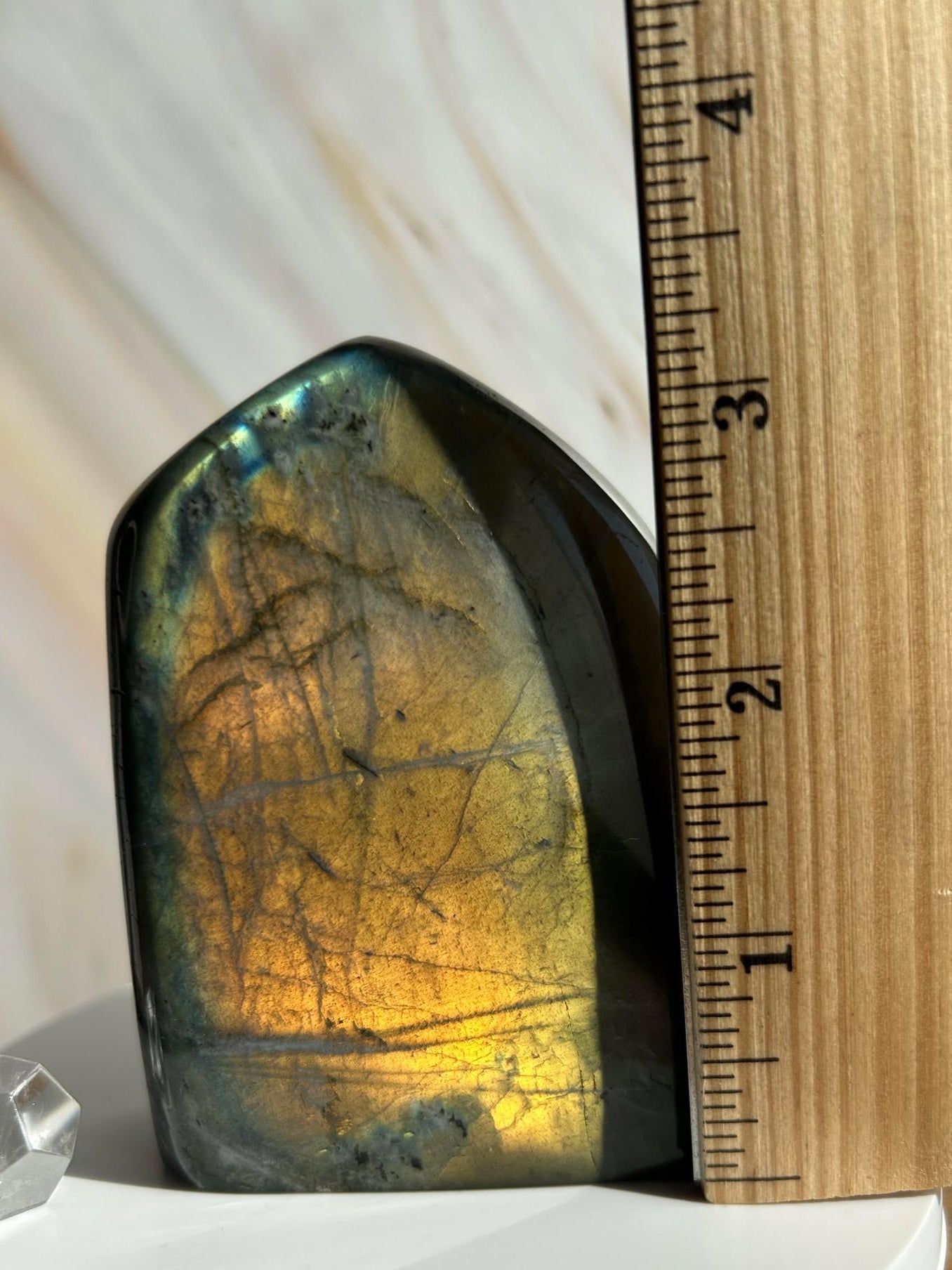 Flashy Labradorite Free form for Enhance intuition, self discovery.