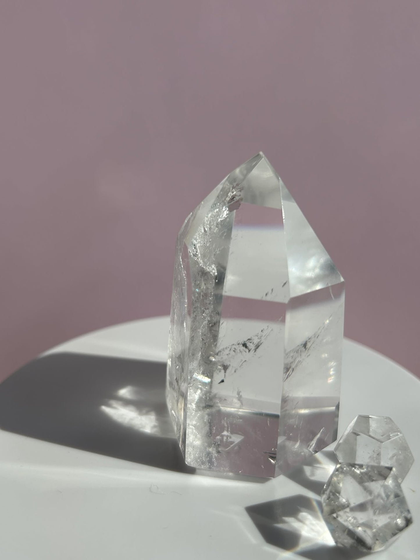 Natural Clear Quartz Point - Energy Healing Umplifyer of dreams and Intentions.