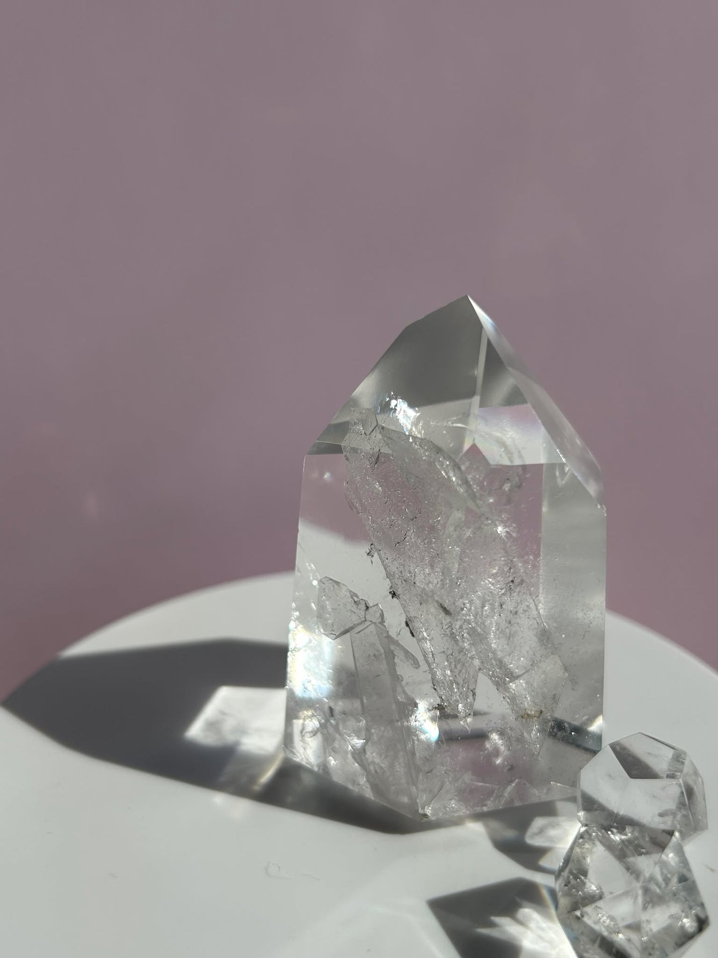 Natural Clear Quartz Point - Energy Healing Umplifyer of dreams and Intentions.