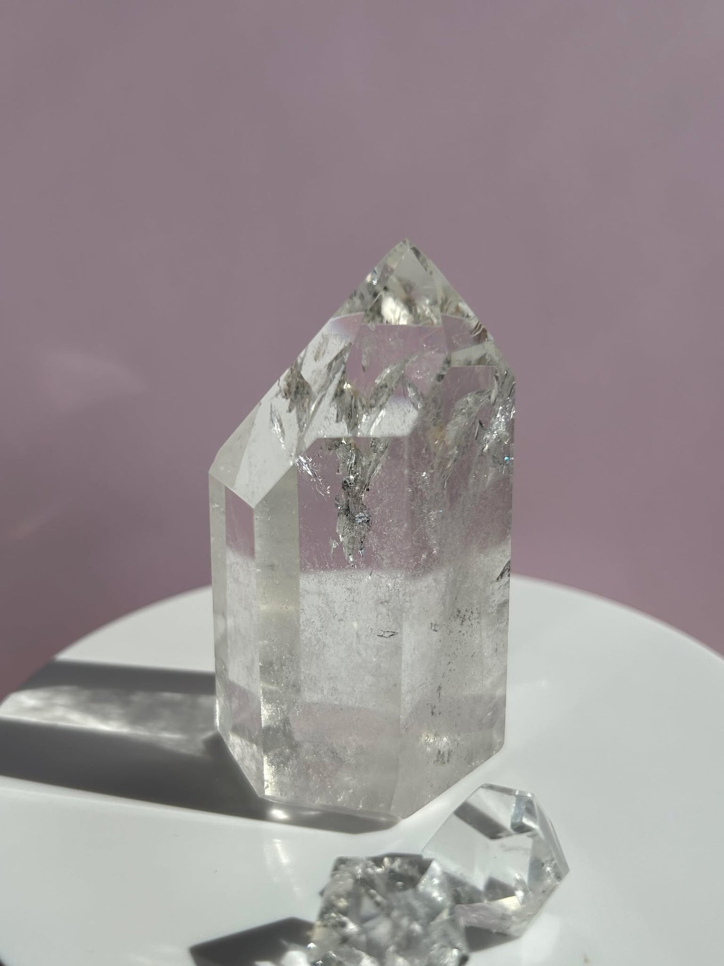 Natural Clear Quartz Point - Energy Healing Umplifyer of dreams and Intentions.
