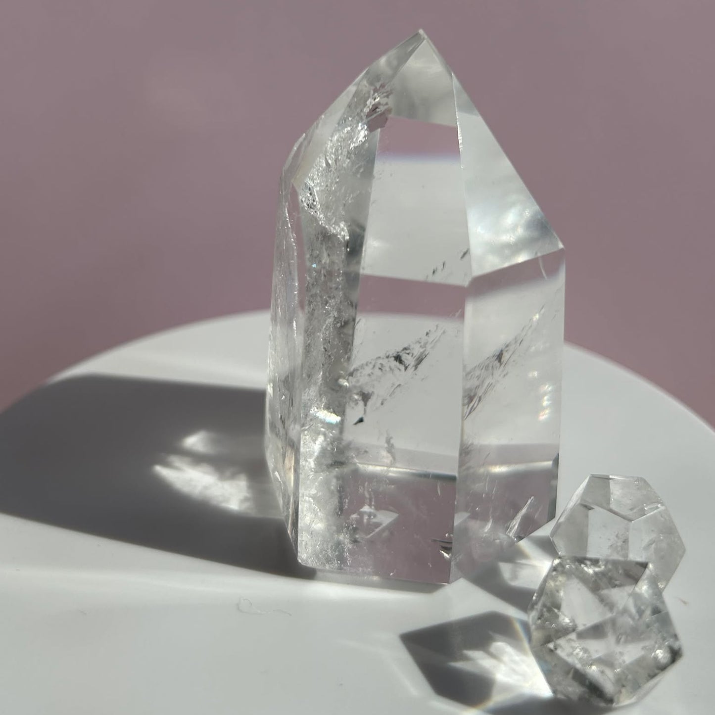 Natural Clear Quartz Point - Energy Healing Umplifyer of dreams and Intentions.