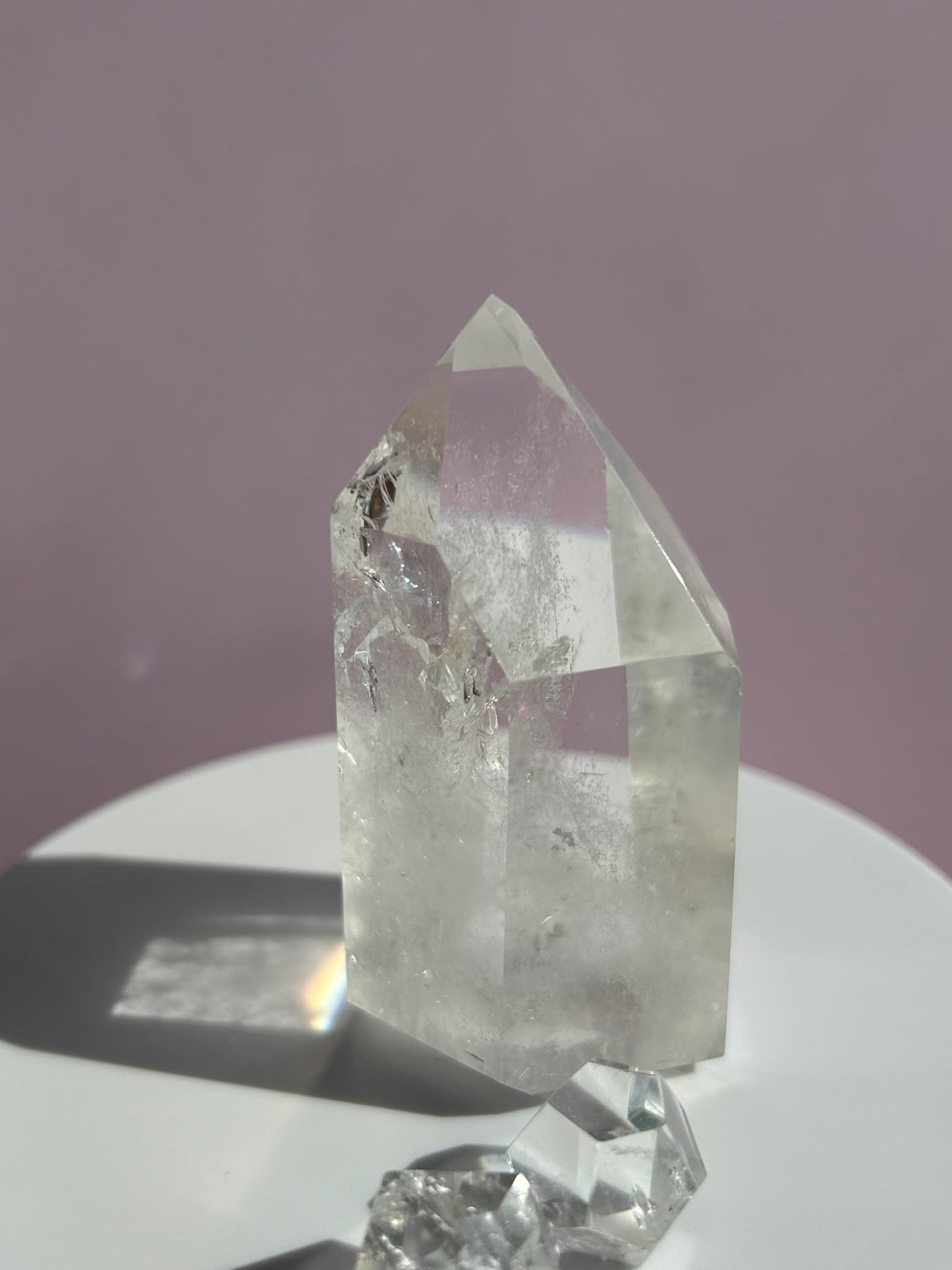Natural Clear Quartz Point - Energy Healing Umplifyer of dreams and Intentions.
