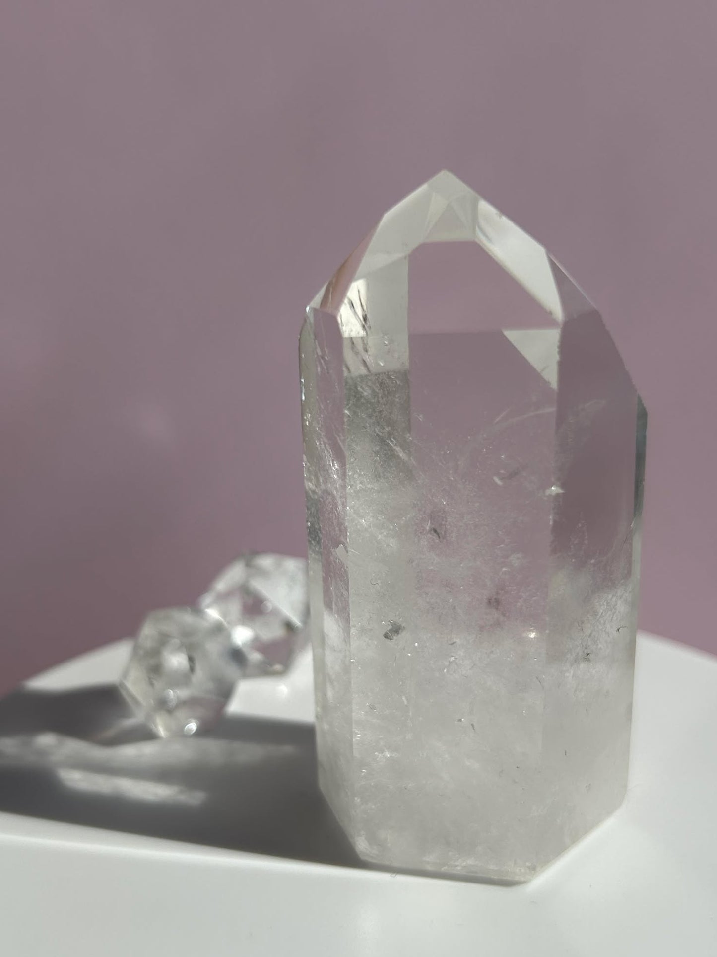 Natural Clear Quartz Point - Energy Healing Umplifyer of dreams and Intentions.