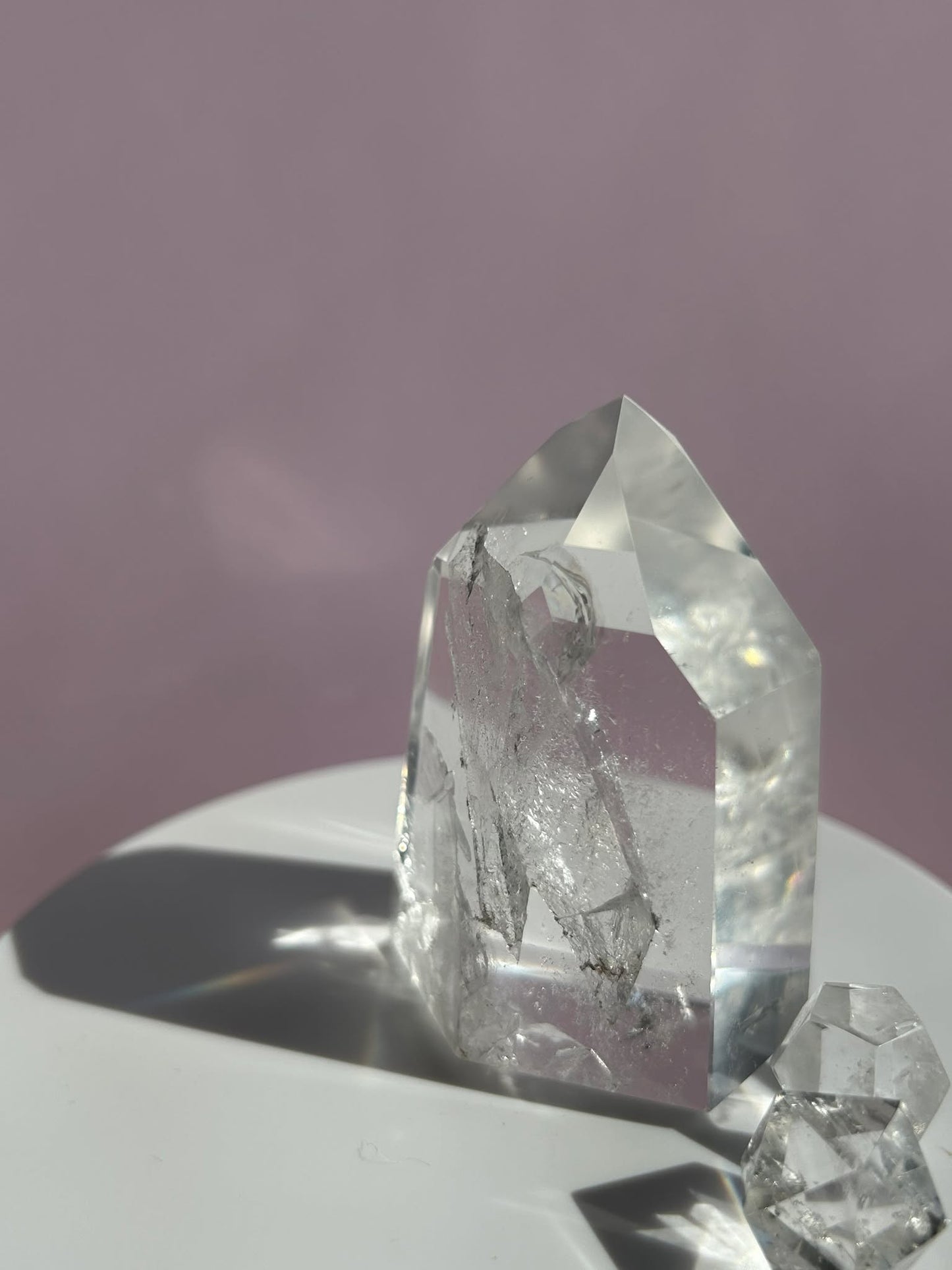 Natural Clear Quartz Point - Energy Healing Umplifyer of dreams and Intentions.
