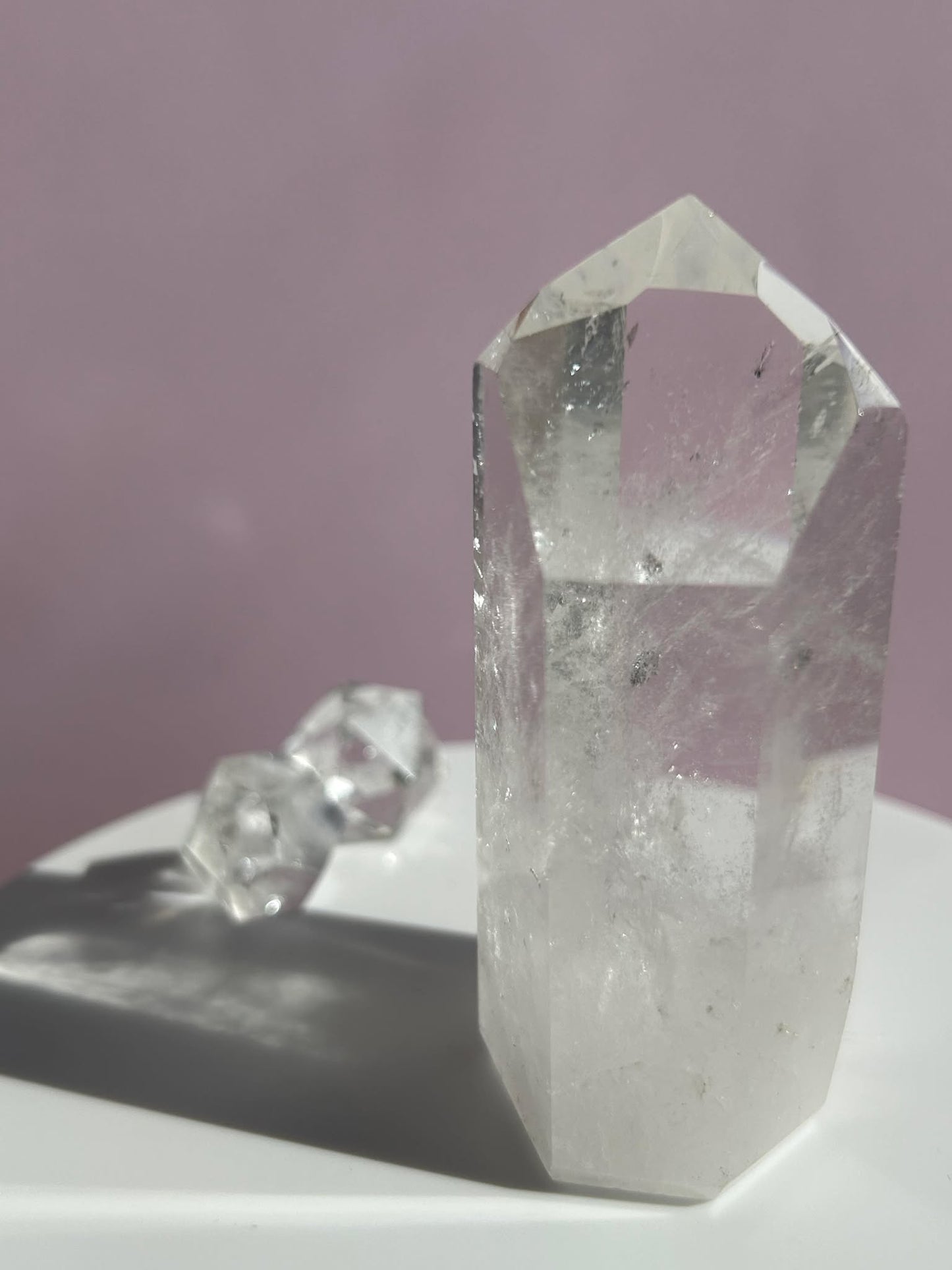 Natural Clear Quartz Point - Energy Healing Umplifyer of dreams and Intentions.
