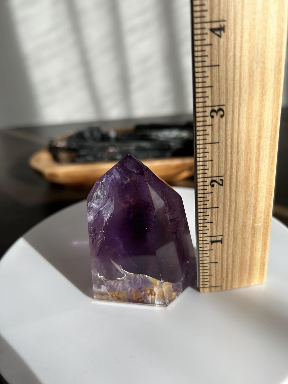 Amethyst Crystal Point Meditation Crown Chakra February Aquarius Crystal Home Warming Best Friend Baby Shower Gift Mom Wife Goddess Crystal