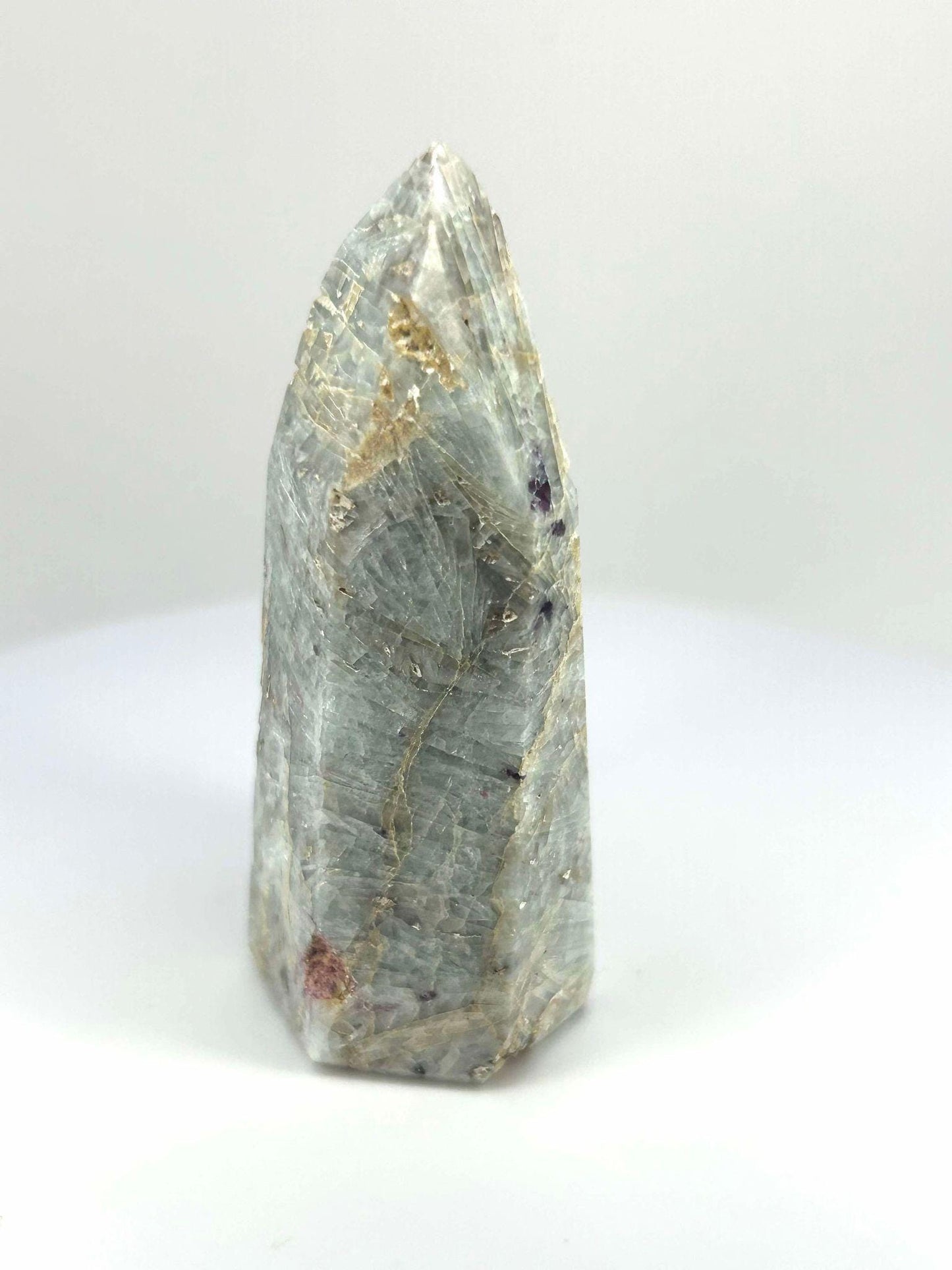 Citrine Lepidolite Crystal Point Solar Plexus Third Eye Meditation Feng Shui Libra Crystal Home Warming Student Teacher Baby Shower Gift