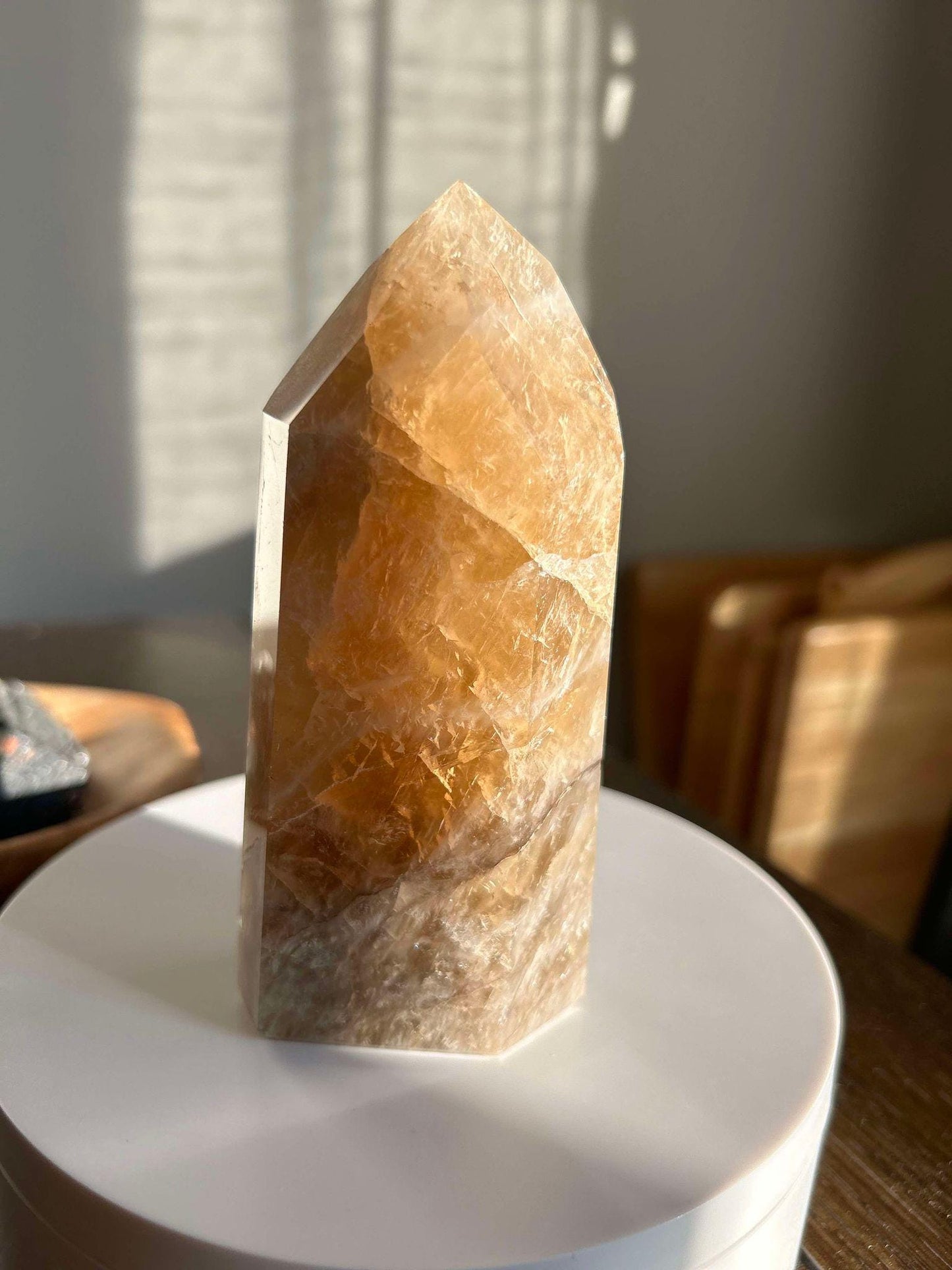 Citrine Crystal Point Feng Shui Solar Plexus November Scorpio Crystal Natural Untreated New Business Gift Graduation New Beginning New job
