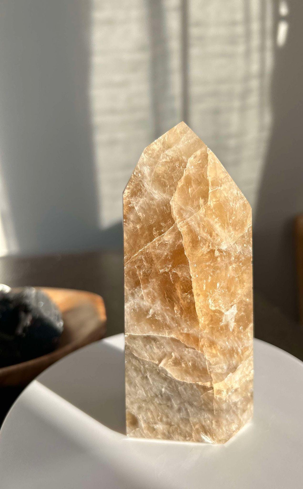 Citrine Crystal Point Feng Shui Solar Plexus November Scorpio Crystal Natural Untreated New Business Gift Graduation New Beginning New job