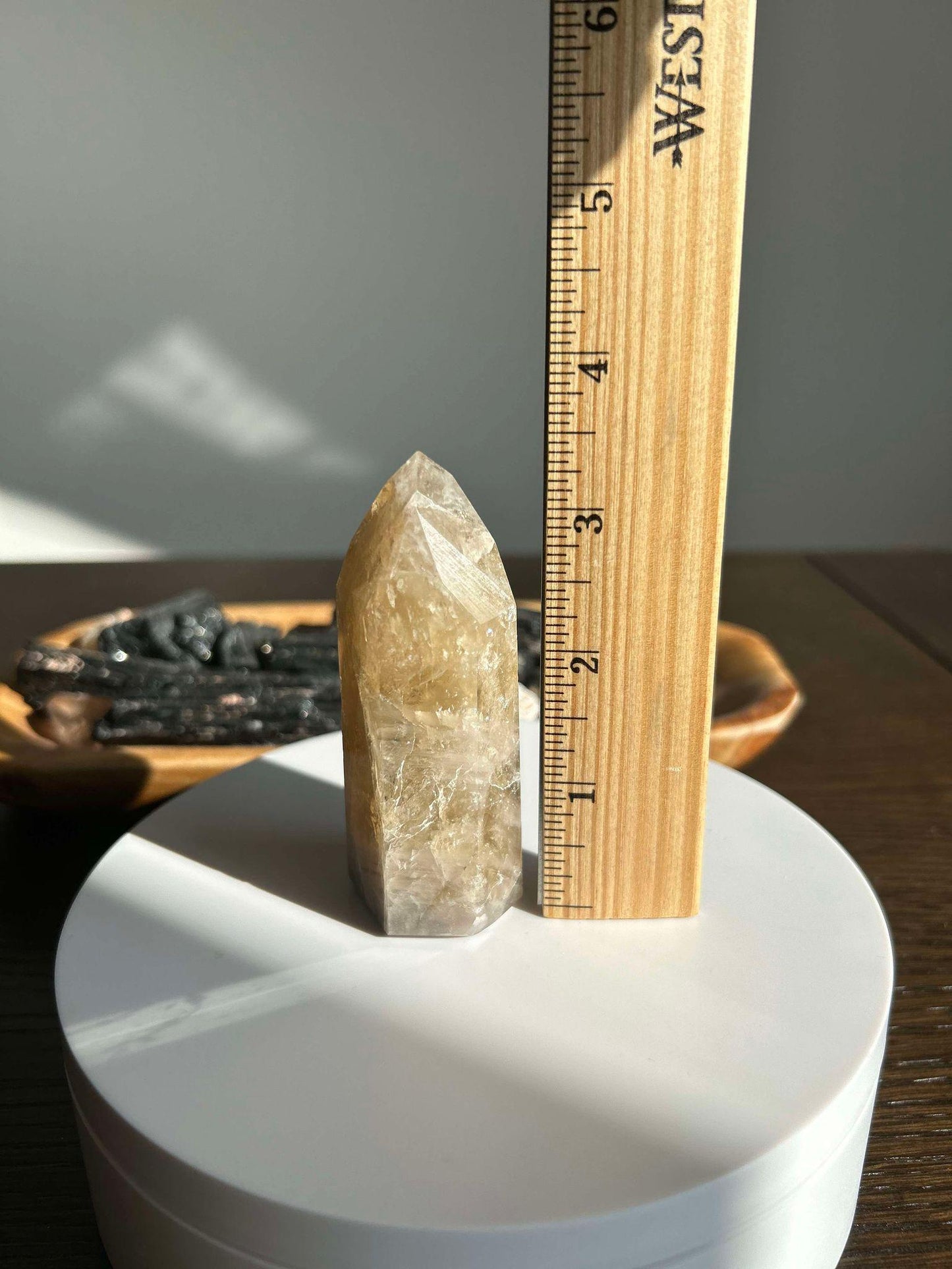 Citrine Crystal Point Feng Shui Solar Plexus November Scorpio Crystal Natural Untreated New Business Gift Graduation New Beginning New job