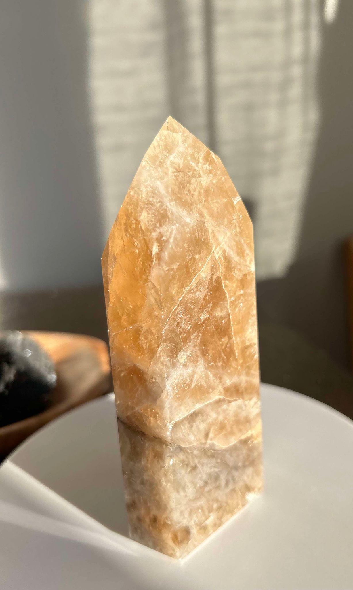 Citrine Crystal Point Feng Shui Solar Plexus November Scorpio Crystal Natural Untreated New Business Gift Graduation New Beginning New job