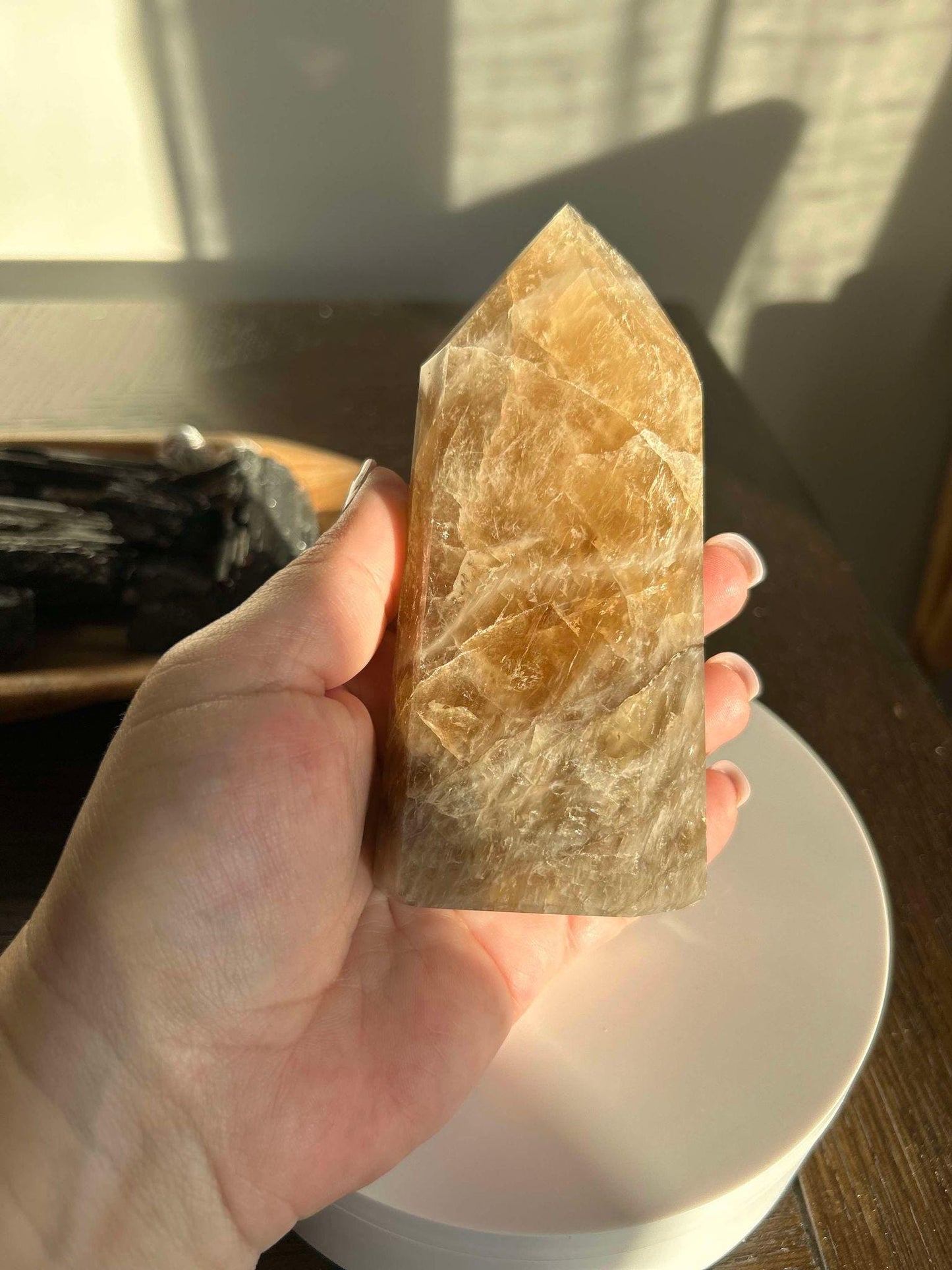 Citrine Crystal Point Feng Shui Solar Plexus November Scorpio Crystal Natural Untreated New Business Gift Graduation New Beginning New job