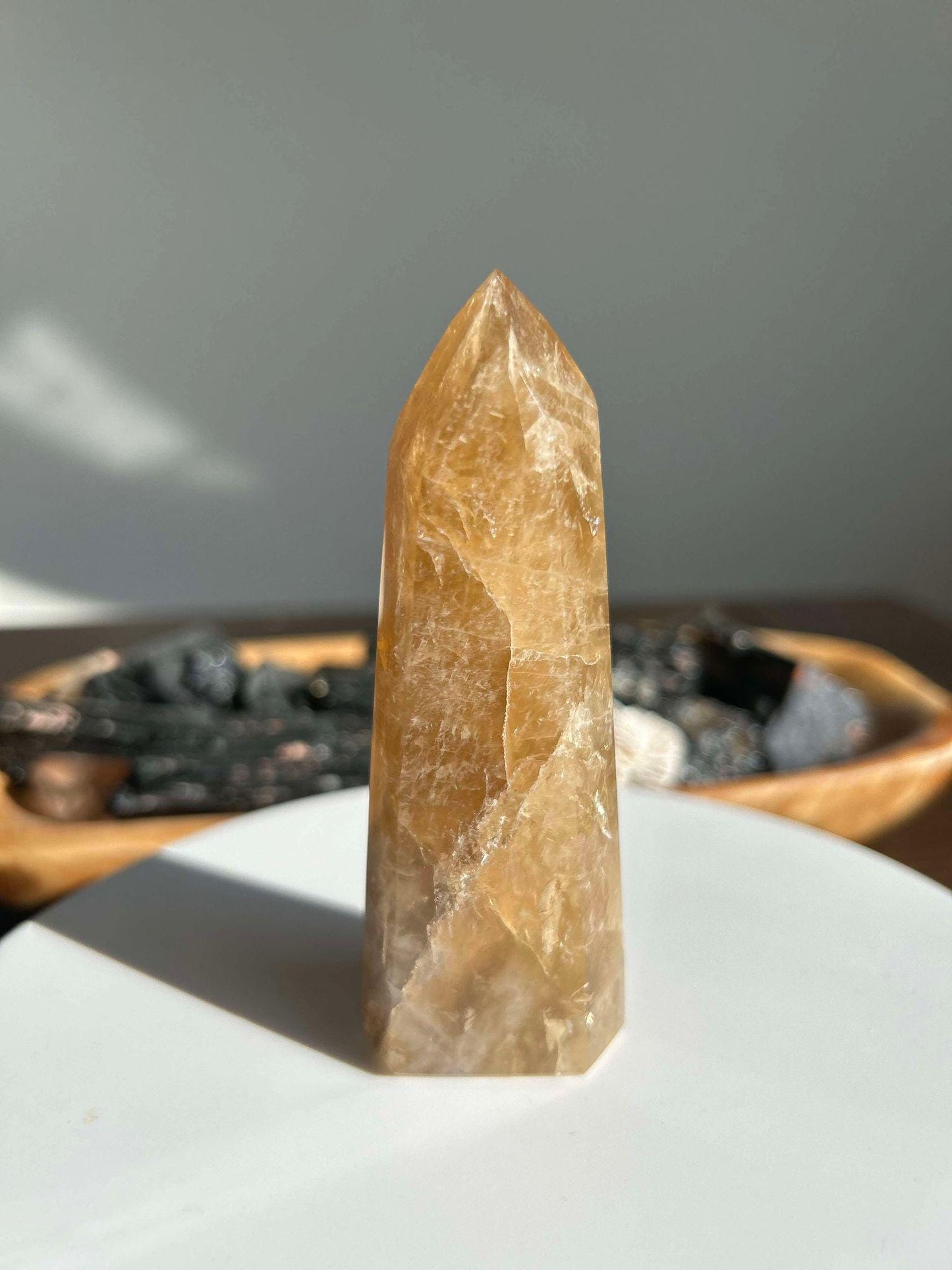 Citrine Crystal Point Feng Shui Solar Plexus November Scorpio Crystal Natural Untreated New Business Gift Graduation New Beginning New job
