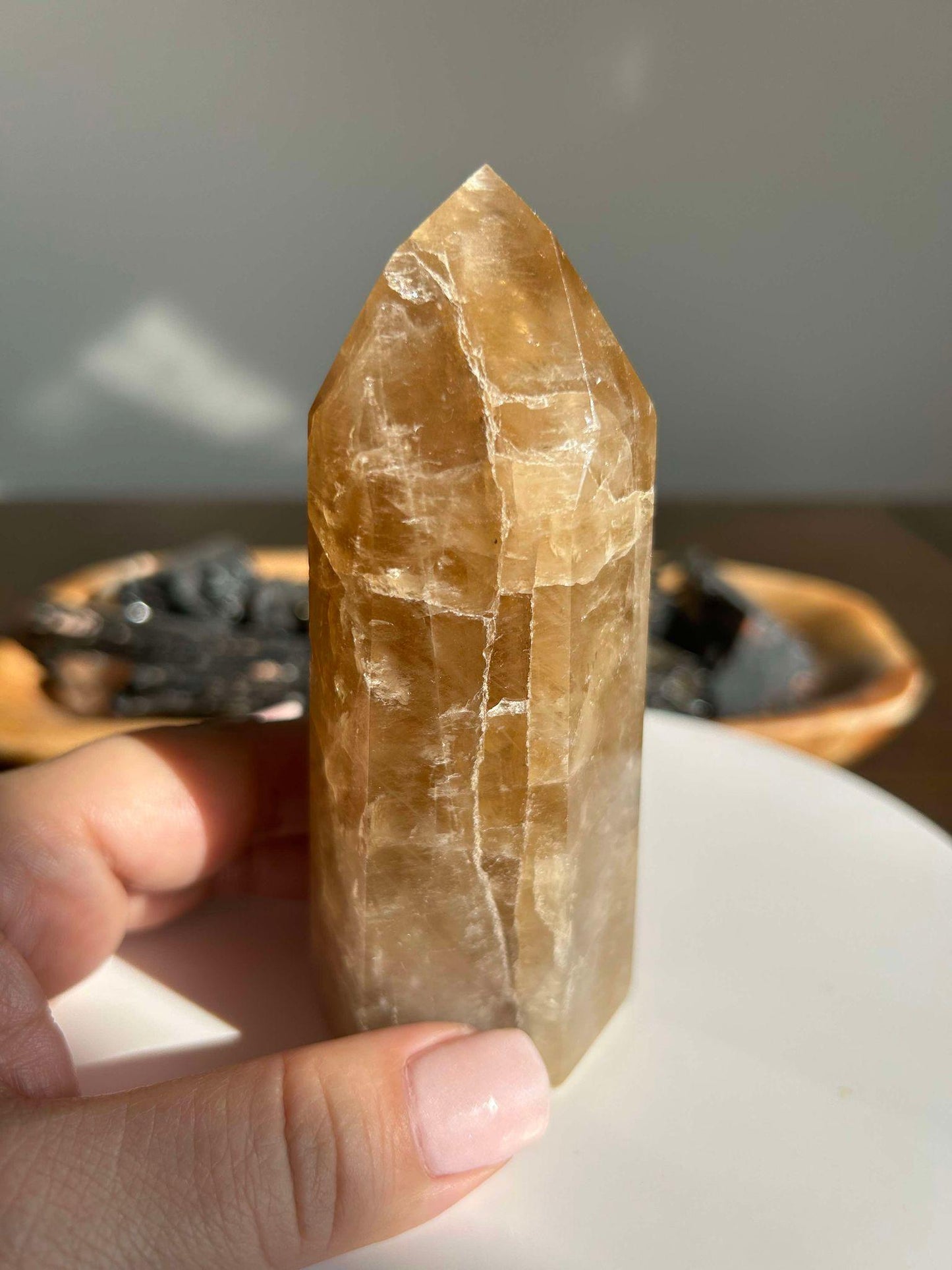 Citrine Crystal Point Feng Shui Solar Plexus November Scorpio Crystal Natural Untreated New Business Gift Graduation New Beginning New job