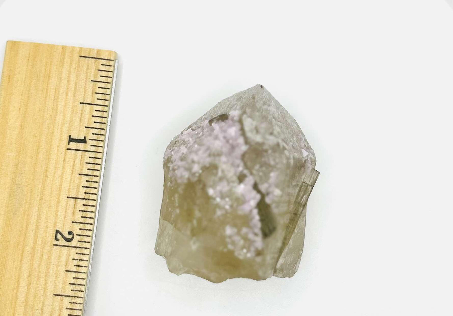 Citrine Green Tourmaline Feng Shui Solar Plexus Heart Chakra Collector Piece Gemini October Crystal New Business Gift Home Warming Decor