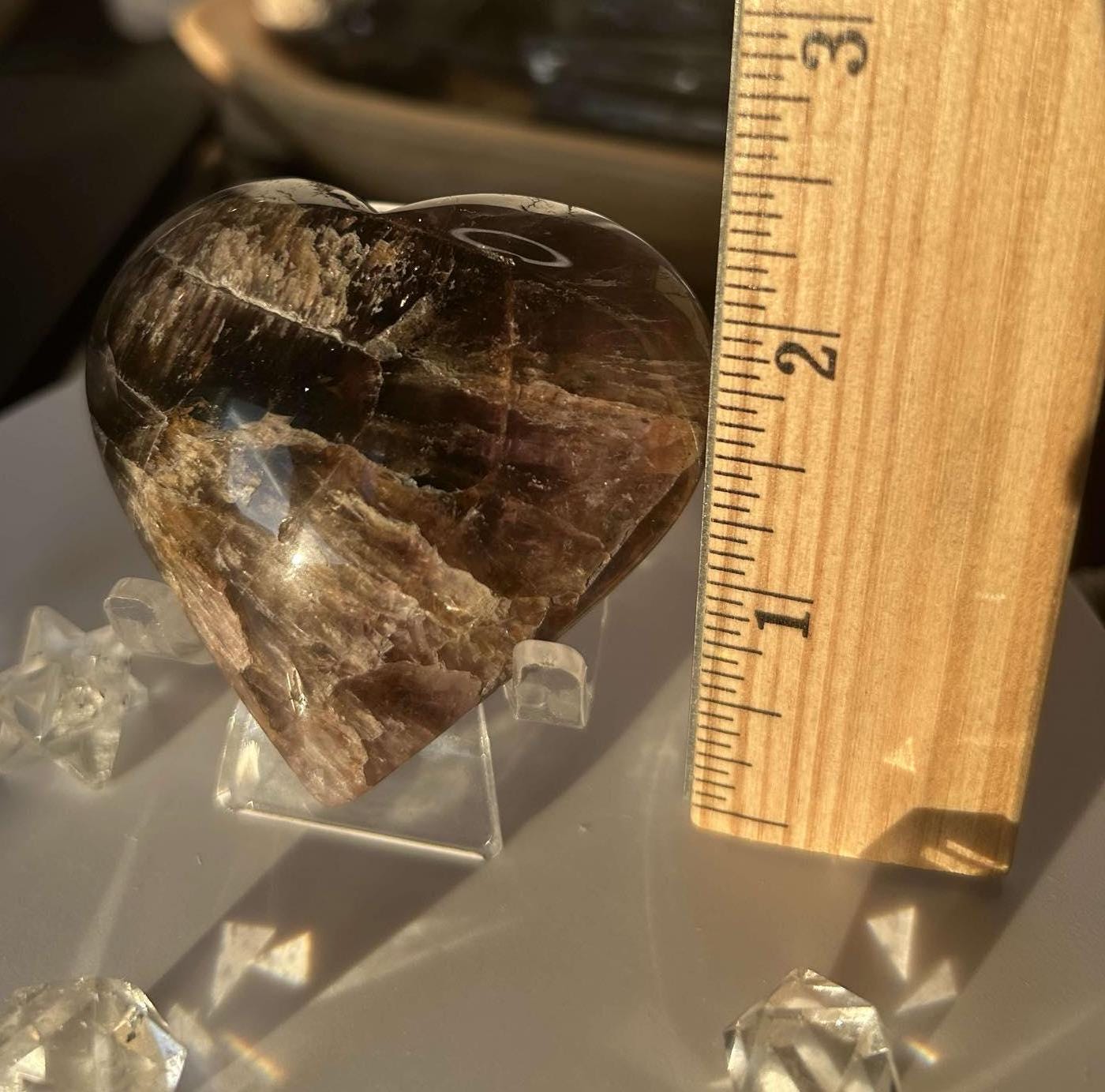 Super Seven Amethyst Cacoxenite Crystal Meditation Stone Crown Chakra Energy Amplifier Reiki Healers Gift Home Decor Spiritual Yogi Gift