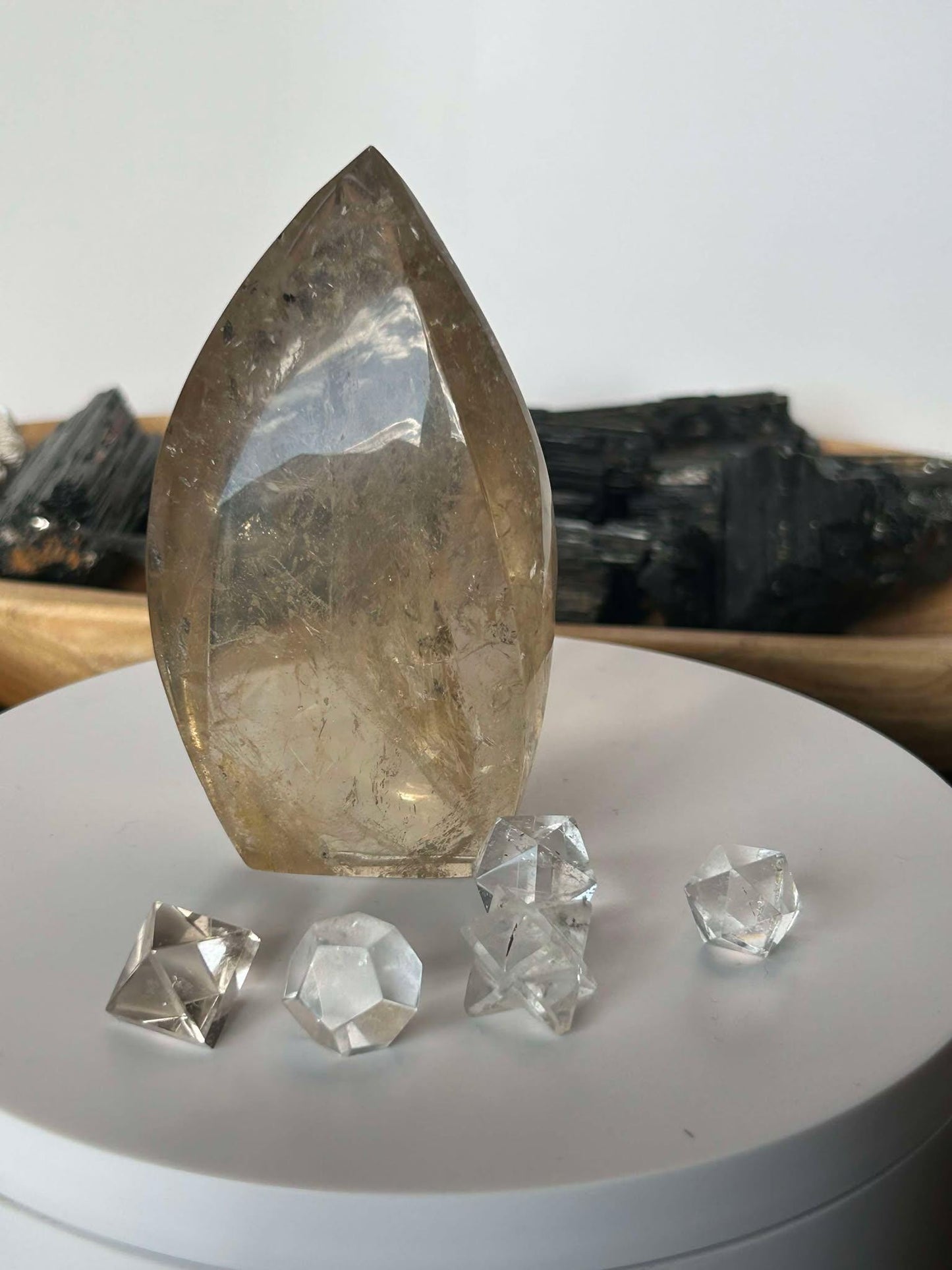 Citrine Crystal Flame Feng Shui Solar Plexus November Scorpio Crystal Natural Untreated New Business Gift Graduation New Beginning New job