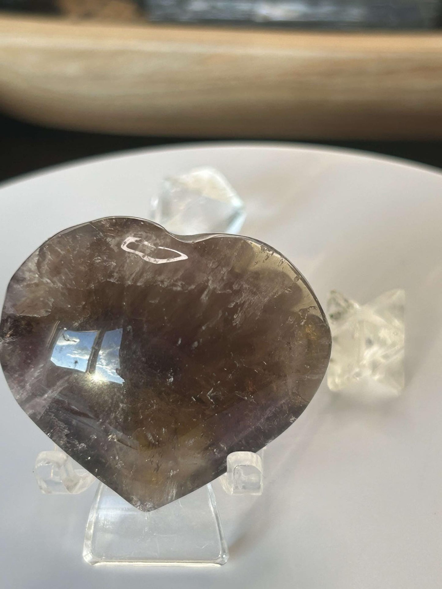 Super Seven Amethyst Cacoxenite Crystal Meditation Stone Crown Chakra Energy Amplifier Reiki Healers Gift Home Decor Spiritual Yogi Gift