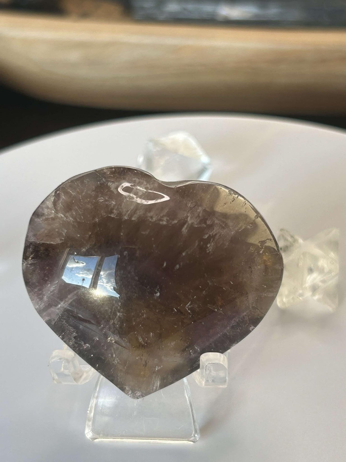 Super Seven Amethyst Cacoxenite Crystal Meditation Stone Crown Chakra Energy Amplifier Reiki Healers Gift Home Decor Spiritual Yogi Gift