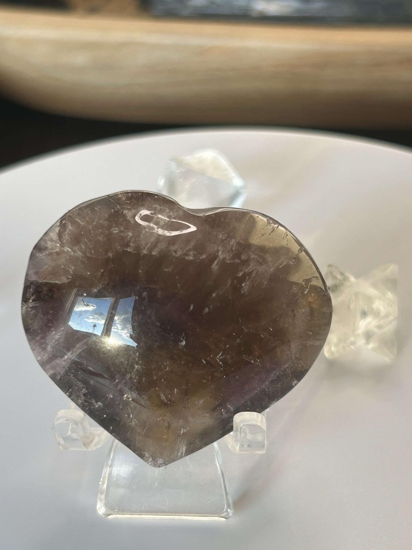 Super Seven Amethyst Cacoxenite Crystal Meditation Stone Crown Chakra Energy Amplifier Reiki Healers Gift Home Decor Spiritual Yogi Gift