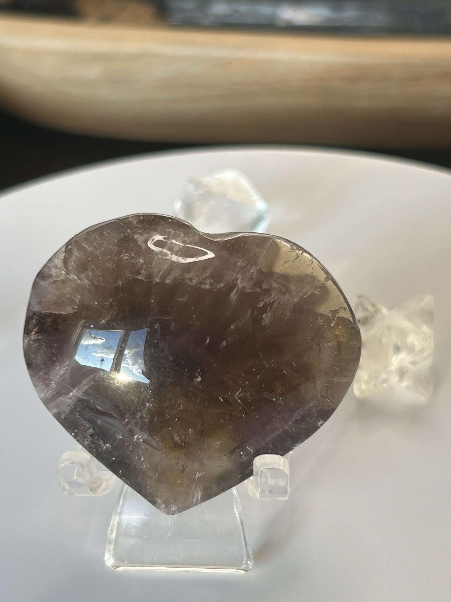 Super Seven Amethyst Cacoxenite Crystal Meditation Stone Crown Chakra Energy Amplifier Reiki Healers Gift Home Decor Spiritual Yogi Gift