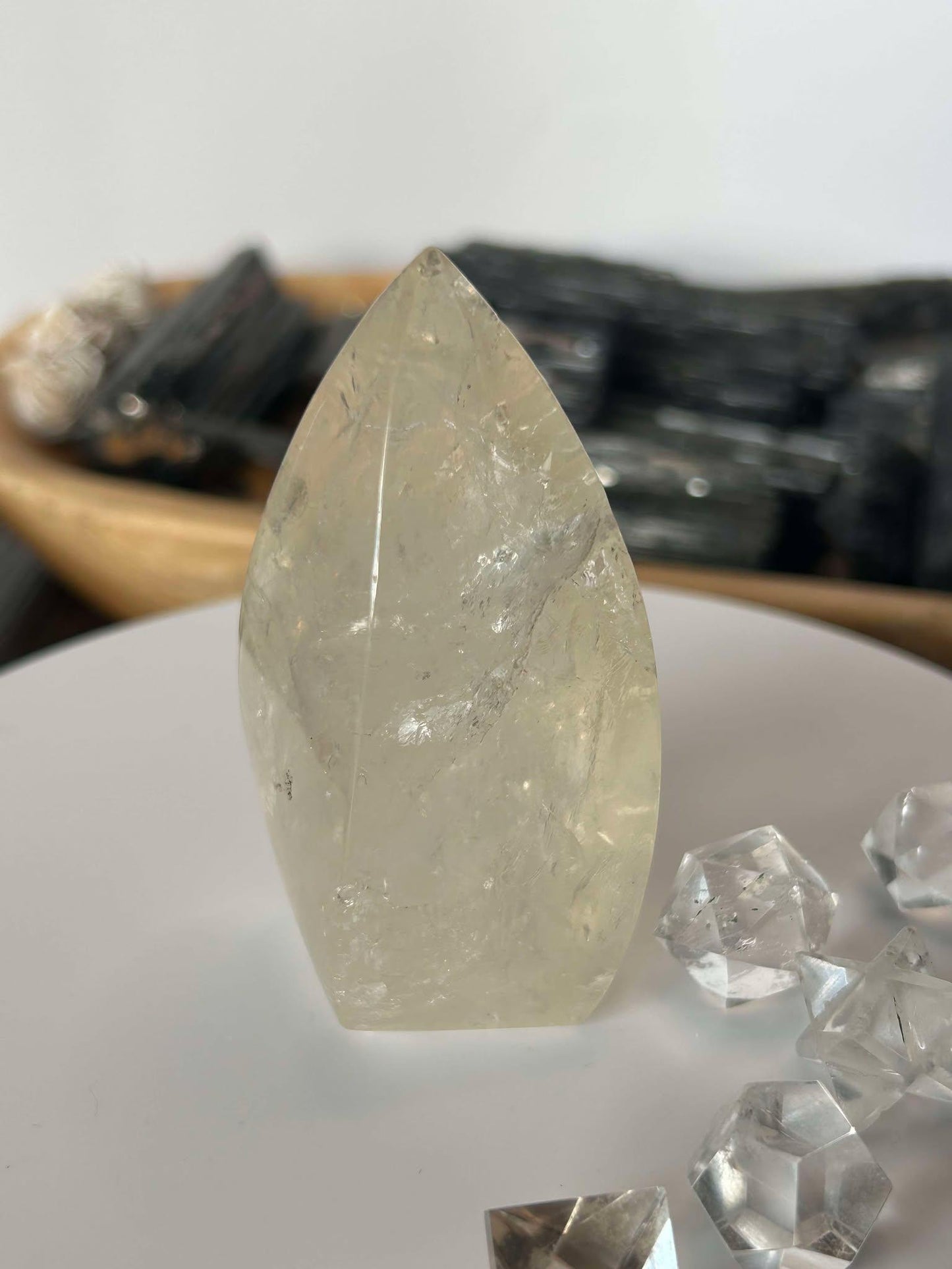 Citrine Crystal Flame Feng Shui Solar Plexus November Scorpio Crystal Natural Untreated New Business Gift Graduation New Beginning New job