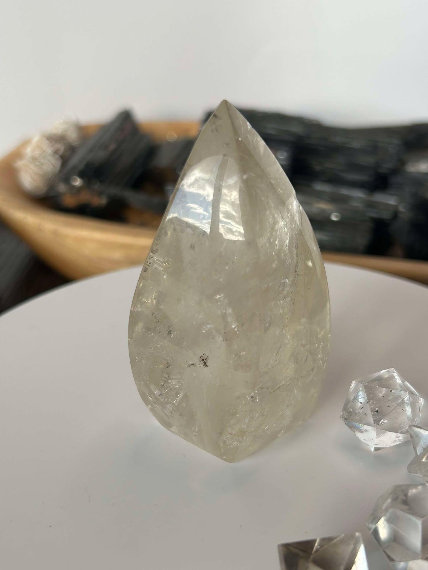 Citrine Crystal Flame Feng Shui Solar Plexus November Scorpio Crystal Natural Untreated New Business Gift Graduation New Beginning New job