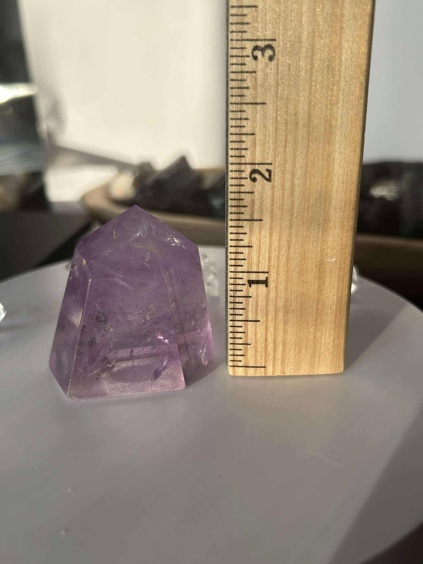 Amethyst Crystal Point Meditation Crown Chakra February Aquarius Crystal Home Warming Best Friend Baby Shower Gift Mom Wife Goddess Crystal