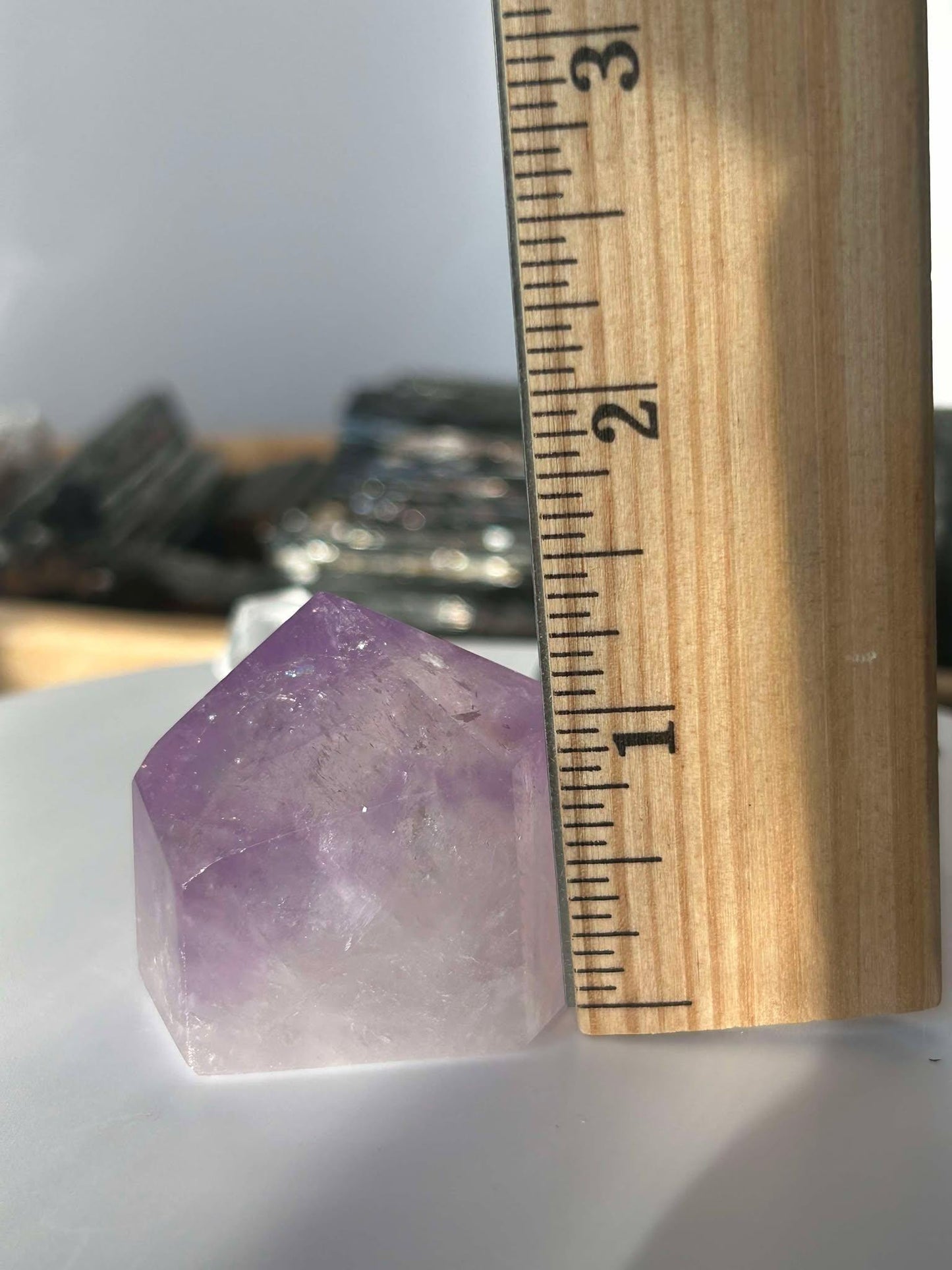 Amethyst Crystal Third Eye Crown Chakra Stone Meditation Gift Home Decor February Aquarius Crystal Feng Shui Peaceful Vibes Energy Crystal