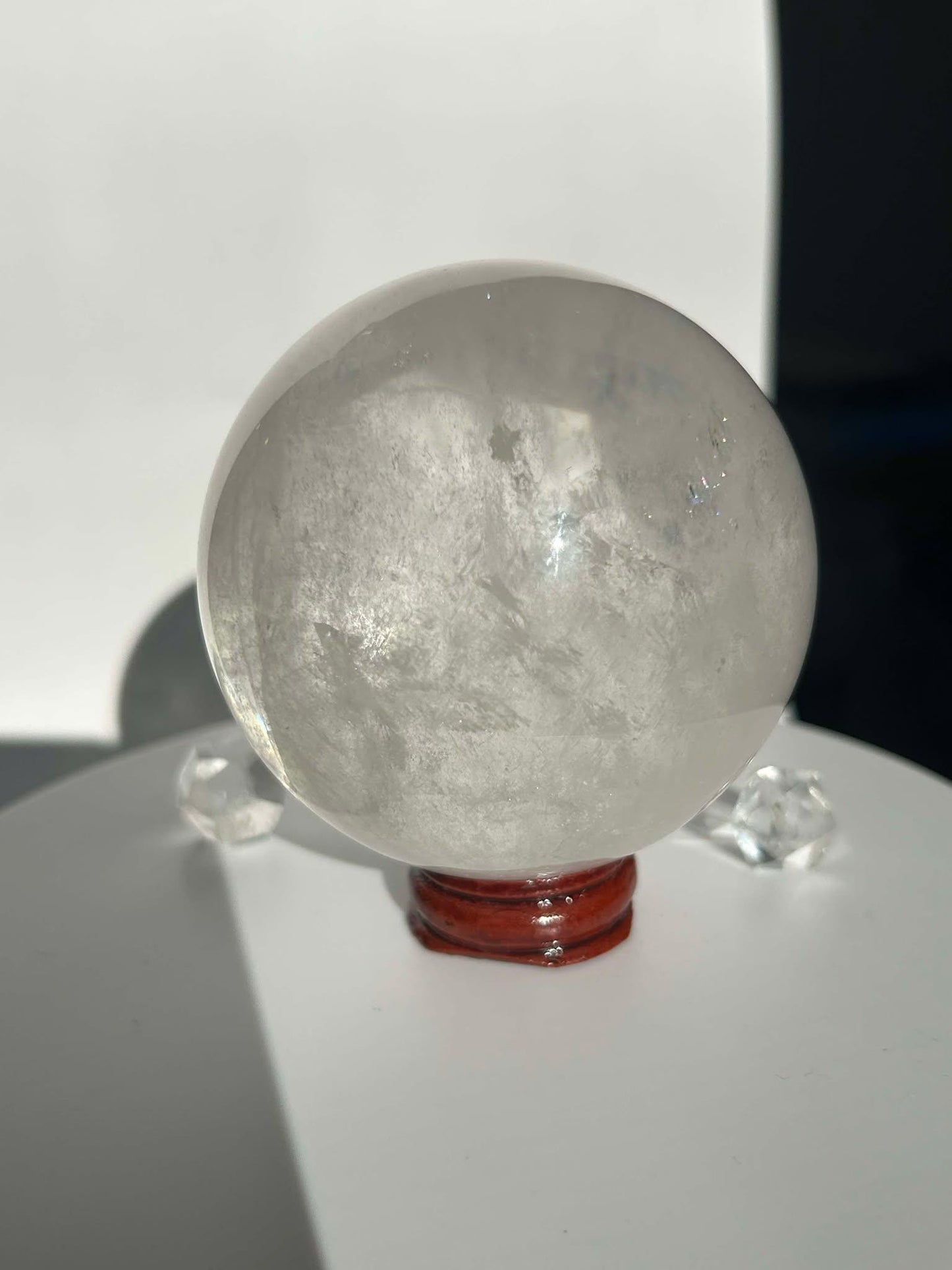 Clear Quartz Crystal Sphere Meditation Crown Chakra Home Decor Feng Shui Healers Gift Yogis Teachers Students Love Nature Crystal Gift 1LB