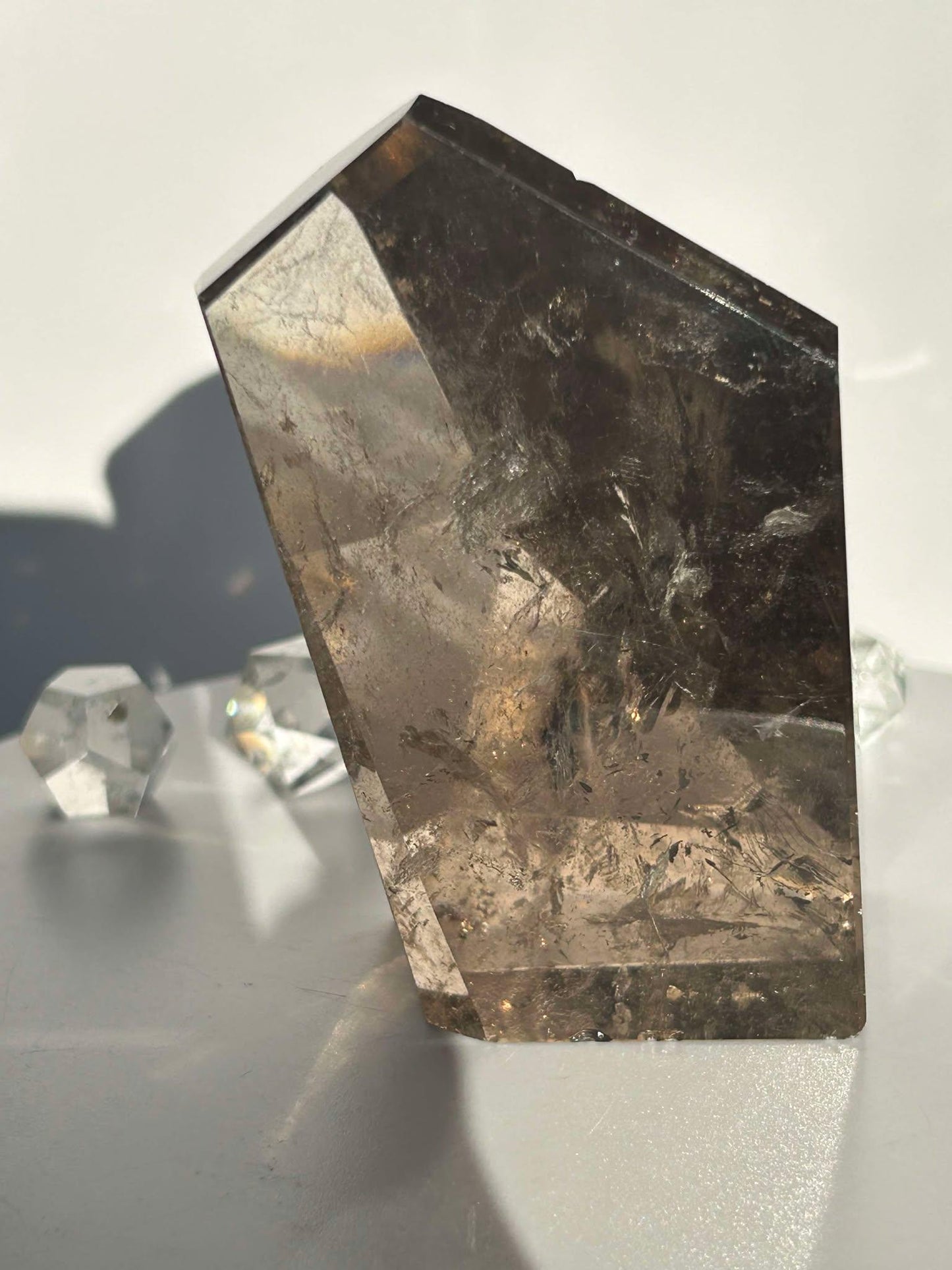 Smokey Quartz Crystal Free Form Root Chakra Gift Home Decor Meditation Feng Shui Home Warming Gift Reiki Crystal Yogi Spiritual Energy Gift