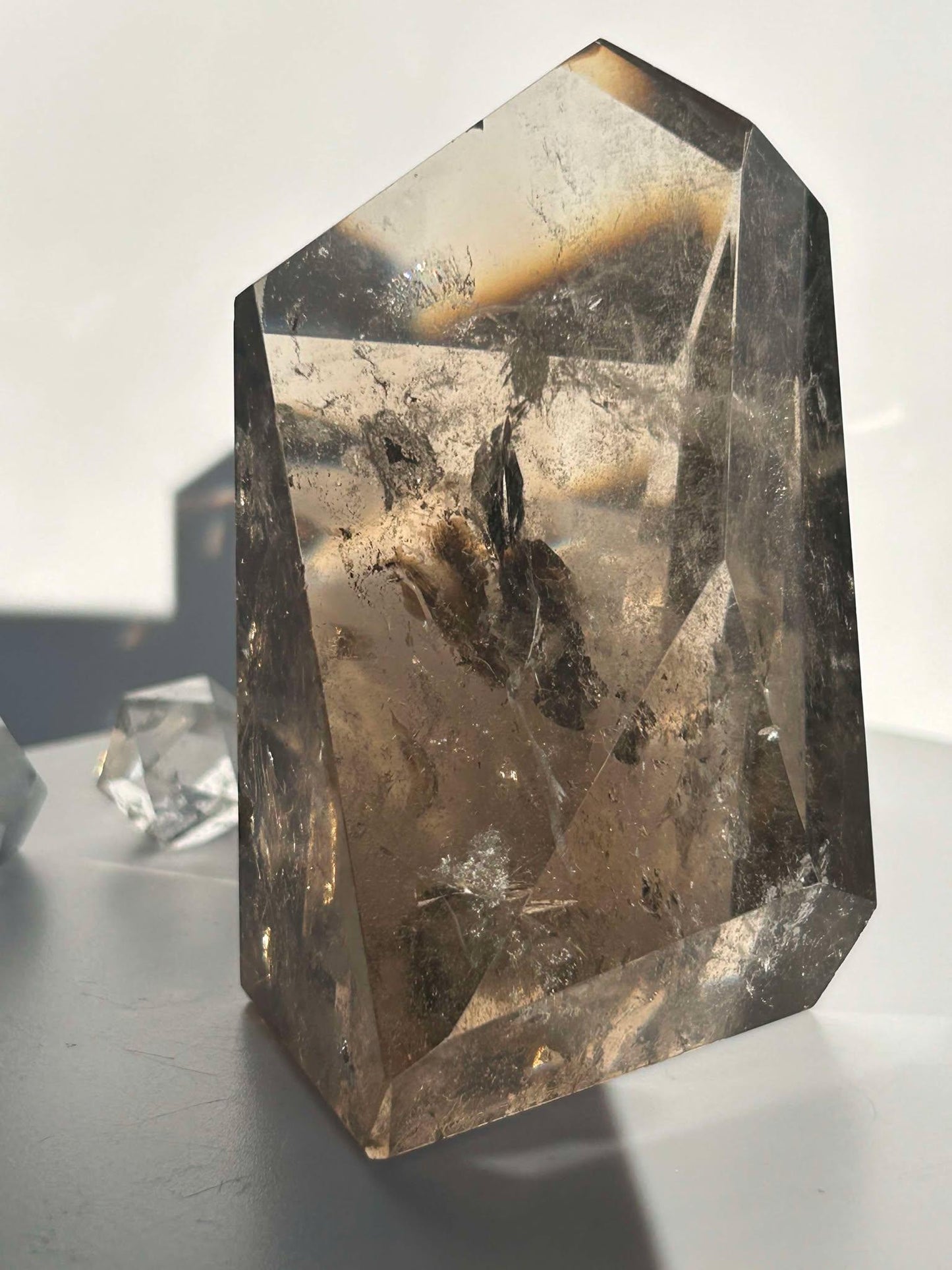 Smokey Quartz Crystal Free Form Root Chakra Gift Home Decor Meditation Feng Shui Home Warming Gift Reiki Crystal Yogi Spiritual Energy Gift