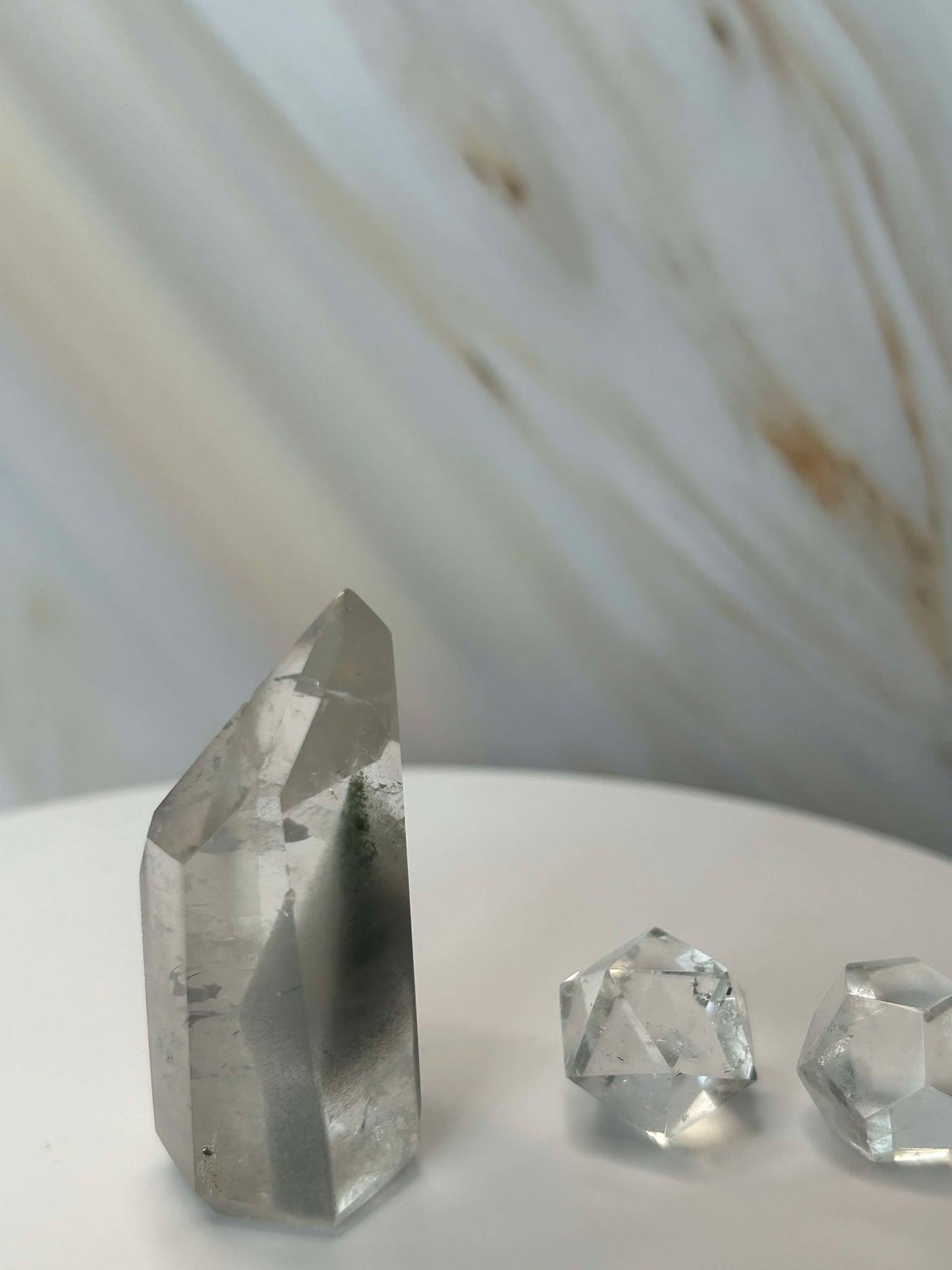 Garden Quartz Lodilite Point Crystal Meditation Crown Root Chakra Altar Decor Stone Nature Inspired Gift Nature Lover Gift Scorpio Gift