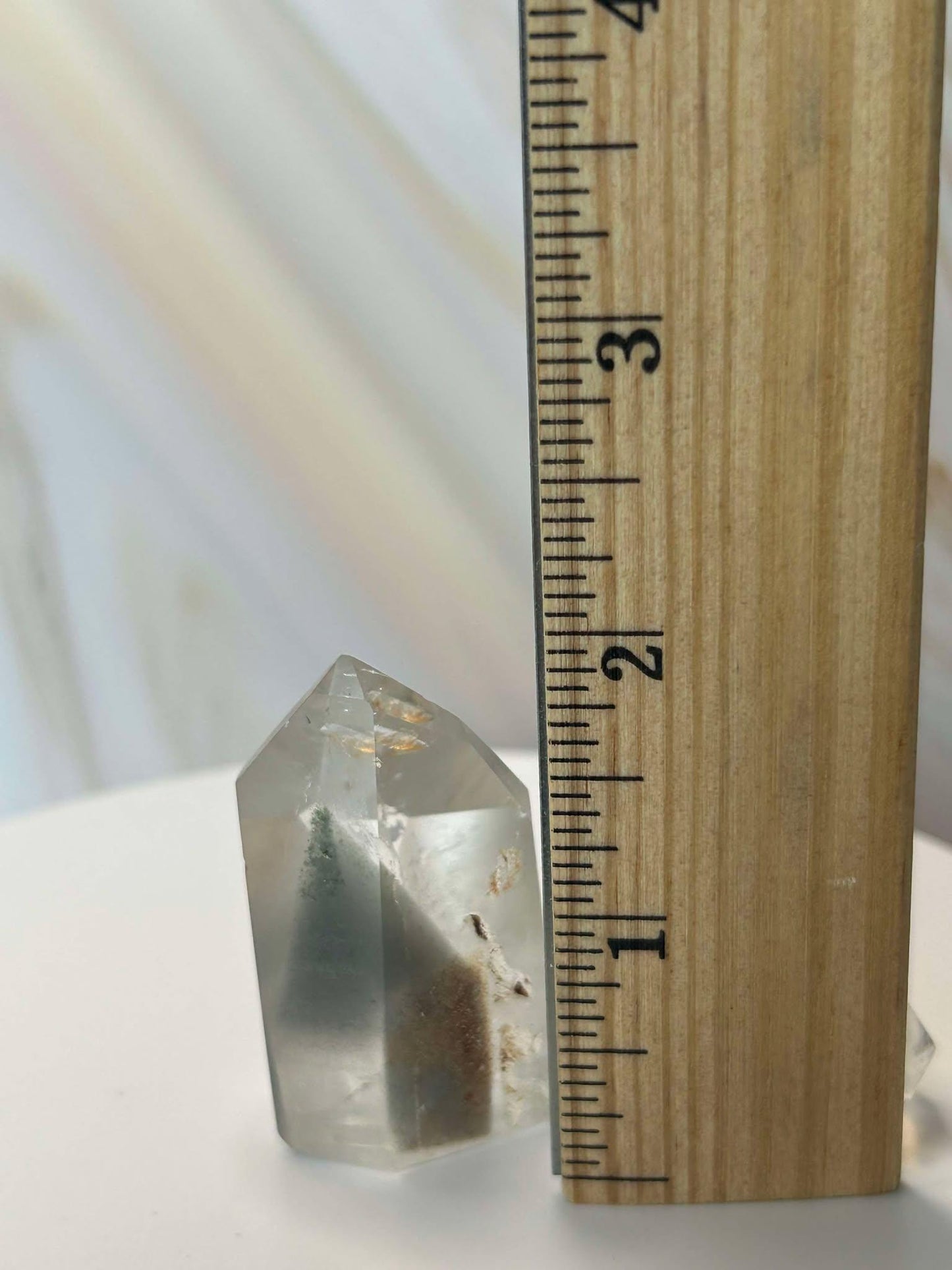 Garden Quartz Lodilite Point Crystal Meditation Crown Root Chakra Altar Decor Stone Nature Inspired Gift Nature Lover Gift Scorpio Gift