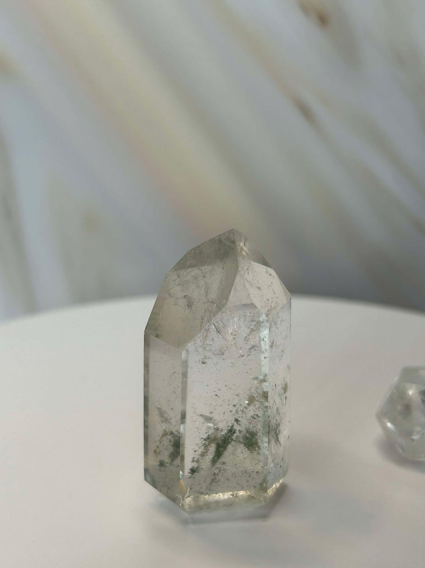 Garden Quartz Lodilite Point Crystal Meditation Crown Root Chakra Altar Decor Stone Nature Inspired Gift Nature Lover Gift Scorpio Gift