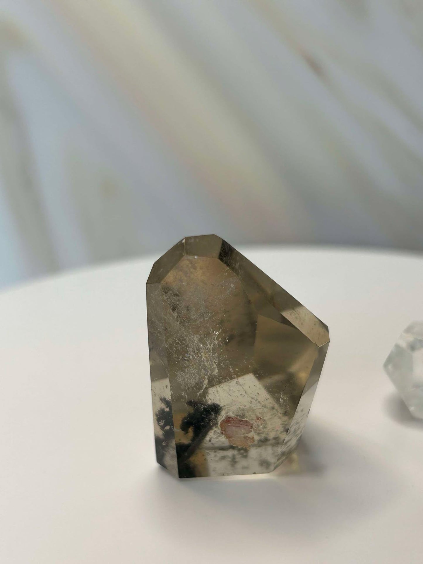 Garden Quartz Lodilite Point Crystal Meditation Crown Root Chakra Altar Decor Stone Nature Inspired Gift Nature Lover Gift Scorpio Gift