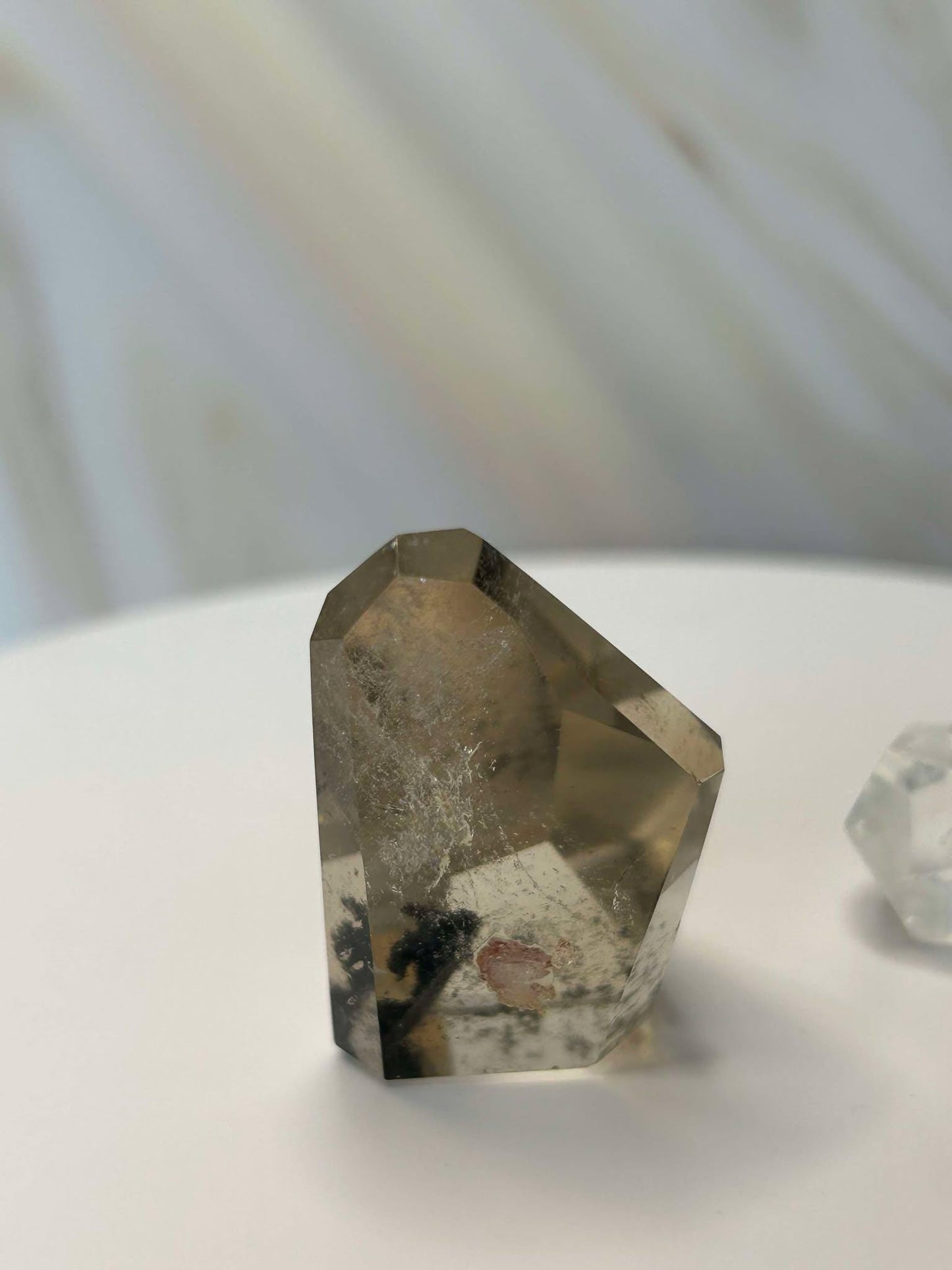Garden Quartz Lodilite Point Crystal Meditation Crown Root Chakra Altar Decor Stone Nature Inspired Gift Nature Lover Gift Scorpio Gift