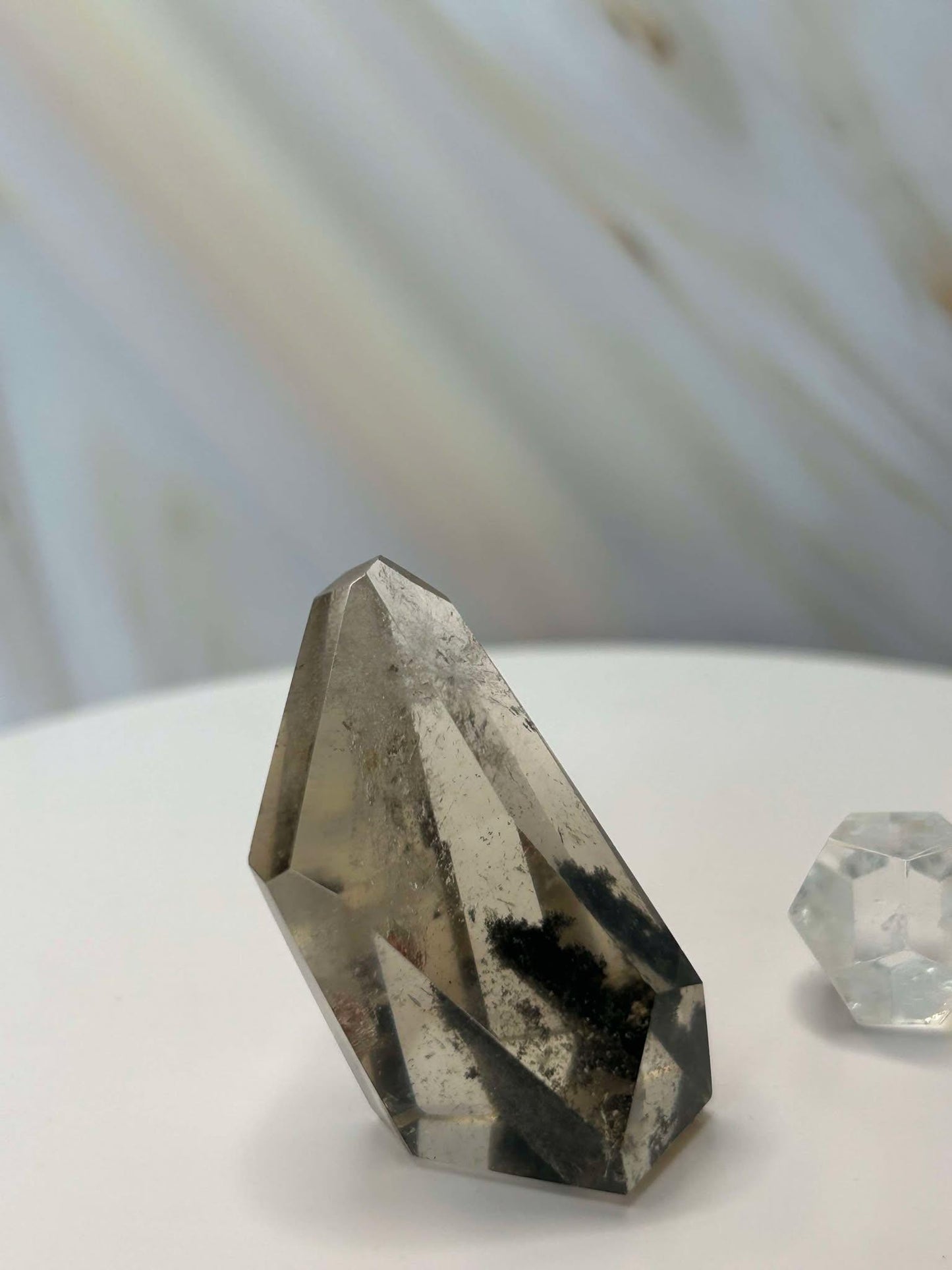 Garden Quartz Lodilite Point Crystal Meditation Crown Root Chakra Altar Decor Stone Nature Inspired Gift Nature Lover Gift Scorpio Gift