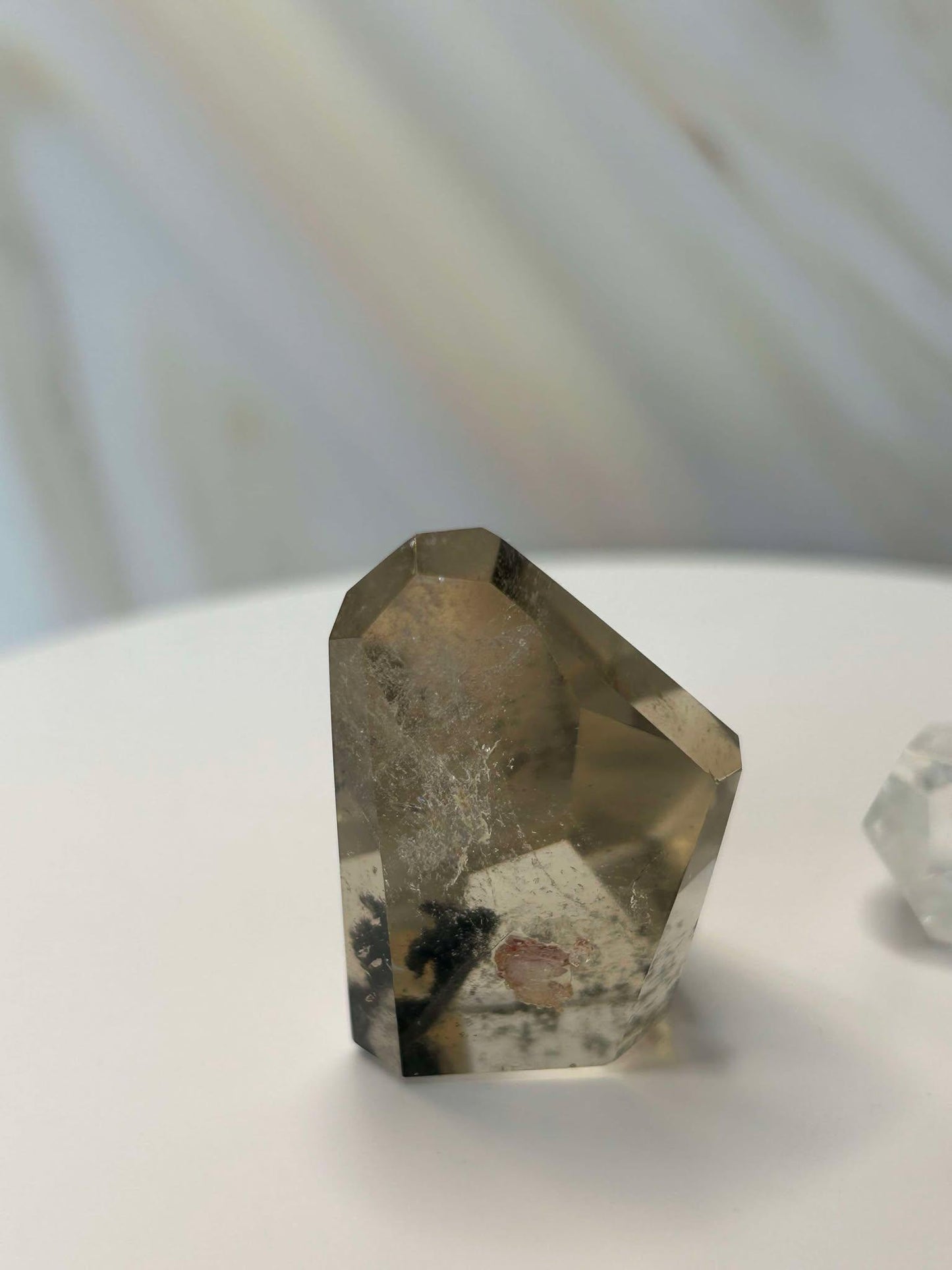 Garden Quartz Lodilite Point Crystal Meditation Crown Root Chakra Altar Decor Stone Nature Inspired Gift Nature Lover Gift Scorpio Gift