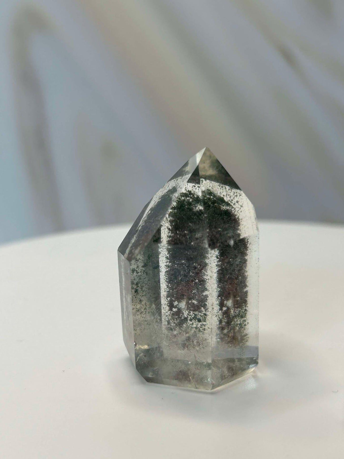 Garden Quartz Lodilite Point Crystal Meditation Crown Root Chakra Altar Decor Stone Nature Inspired Gift Nature Lover Gift Scorpio Gift