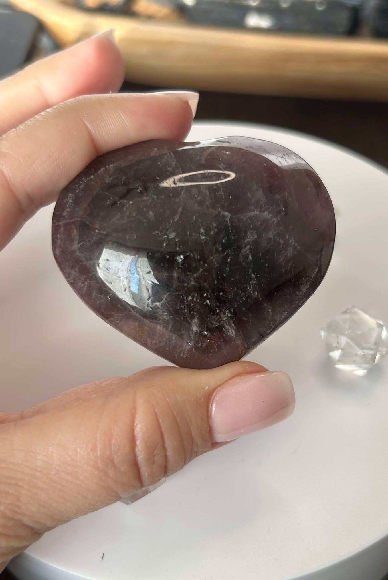 Super Seven Amethyst Cacoxenite Crystal Meditation Stone Crown Chakra Energy Amplifier Reiki Healers Gift Home Decor Spiritual Yogi gift