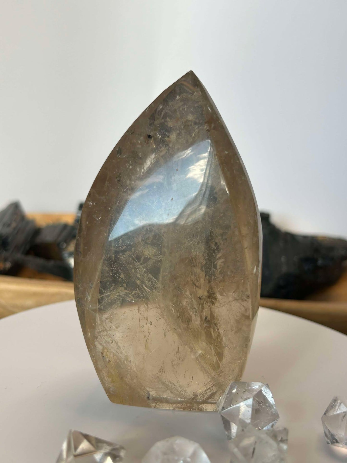 Citrine Crystal Flame Feng Shui Solar Plexus November Scorpio Crystal Natural Untreated New Business Gift Graduation New Beginning New job