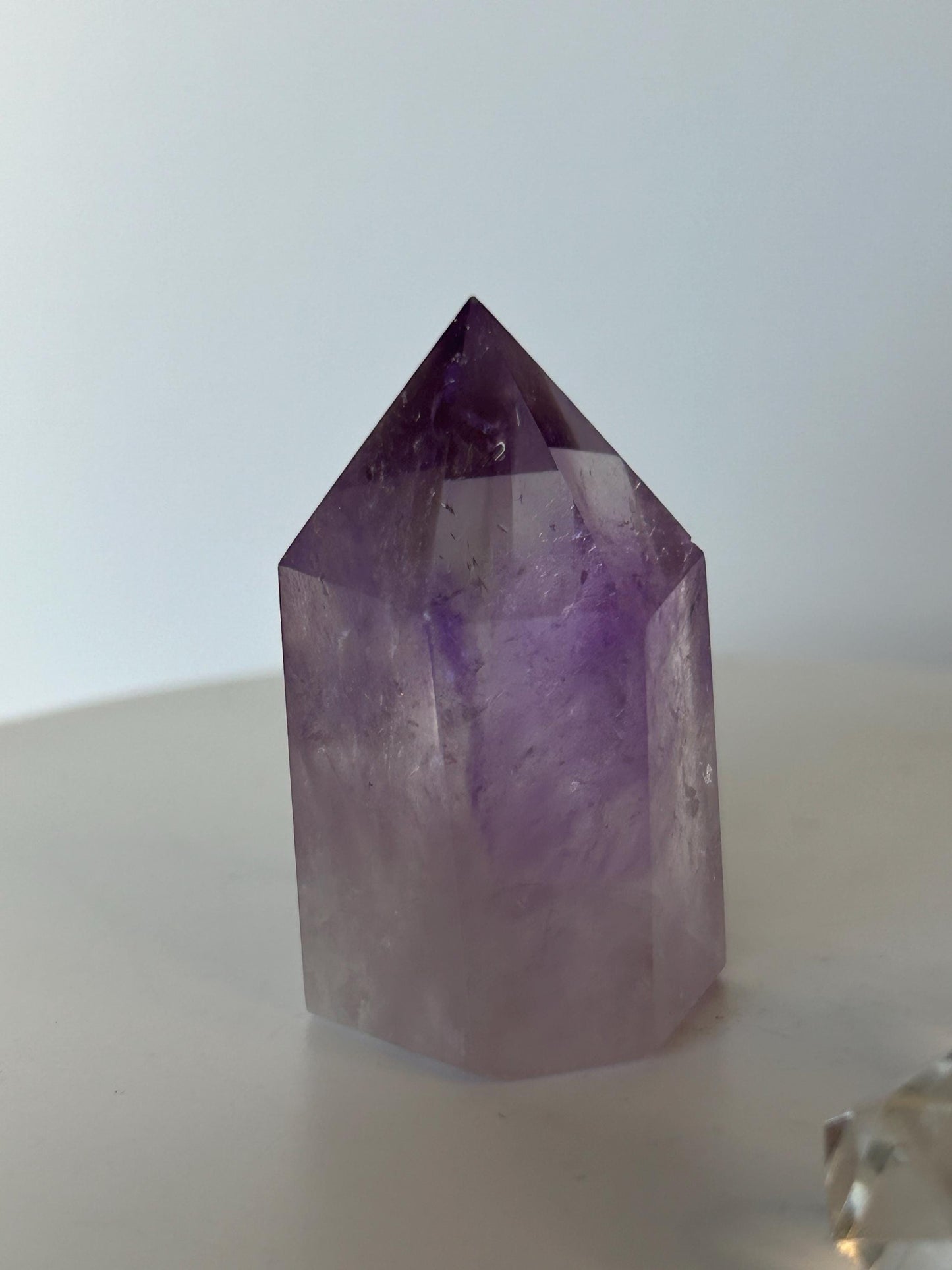 Amethyst Crystal Third Eye Crown Chakra Stone Meditation Gift Home Decor February Aquarius Crystal Feng Shui Peaceful Vibes Energy Crystal